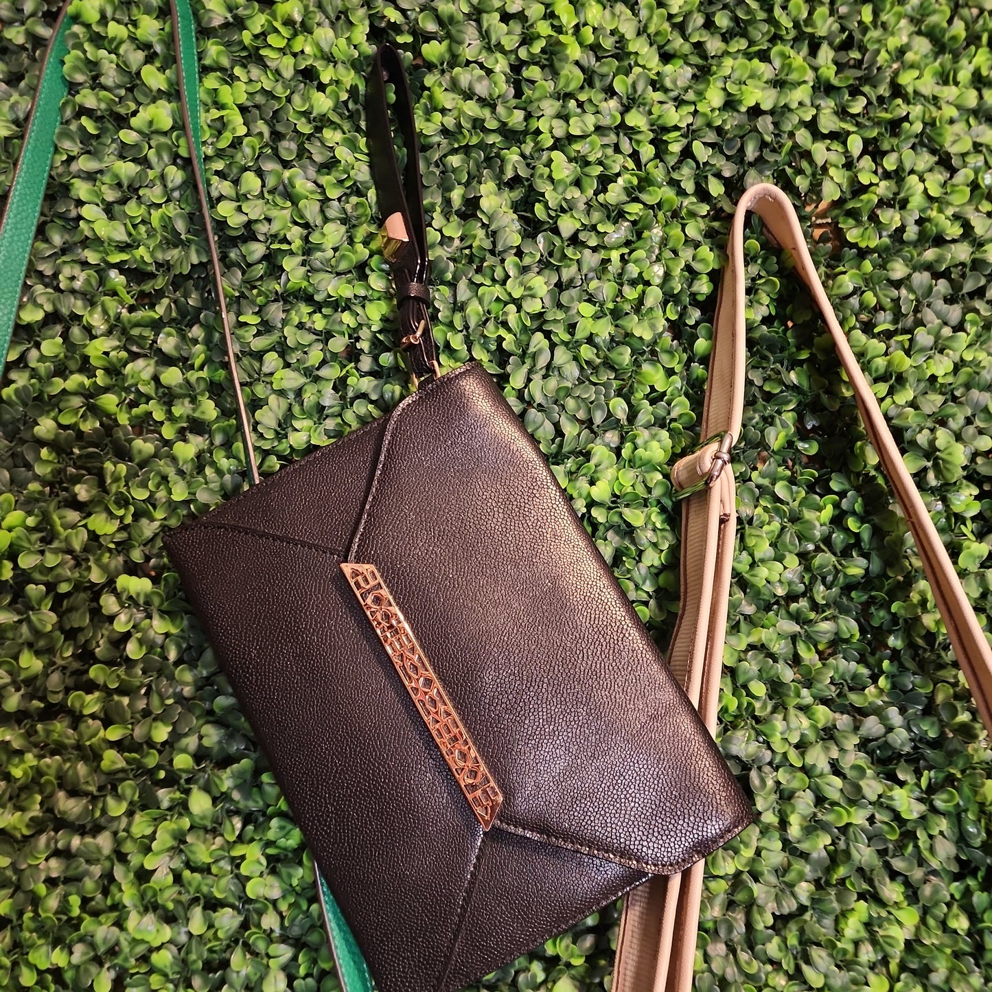 Stella & Dot Black Clutch/Wristlet