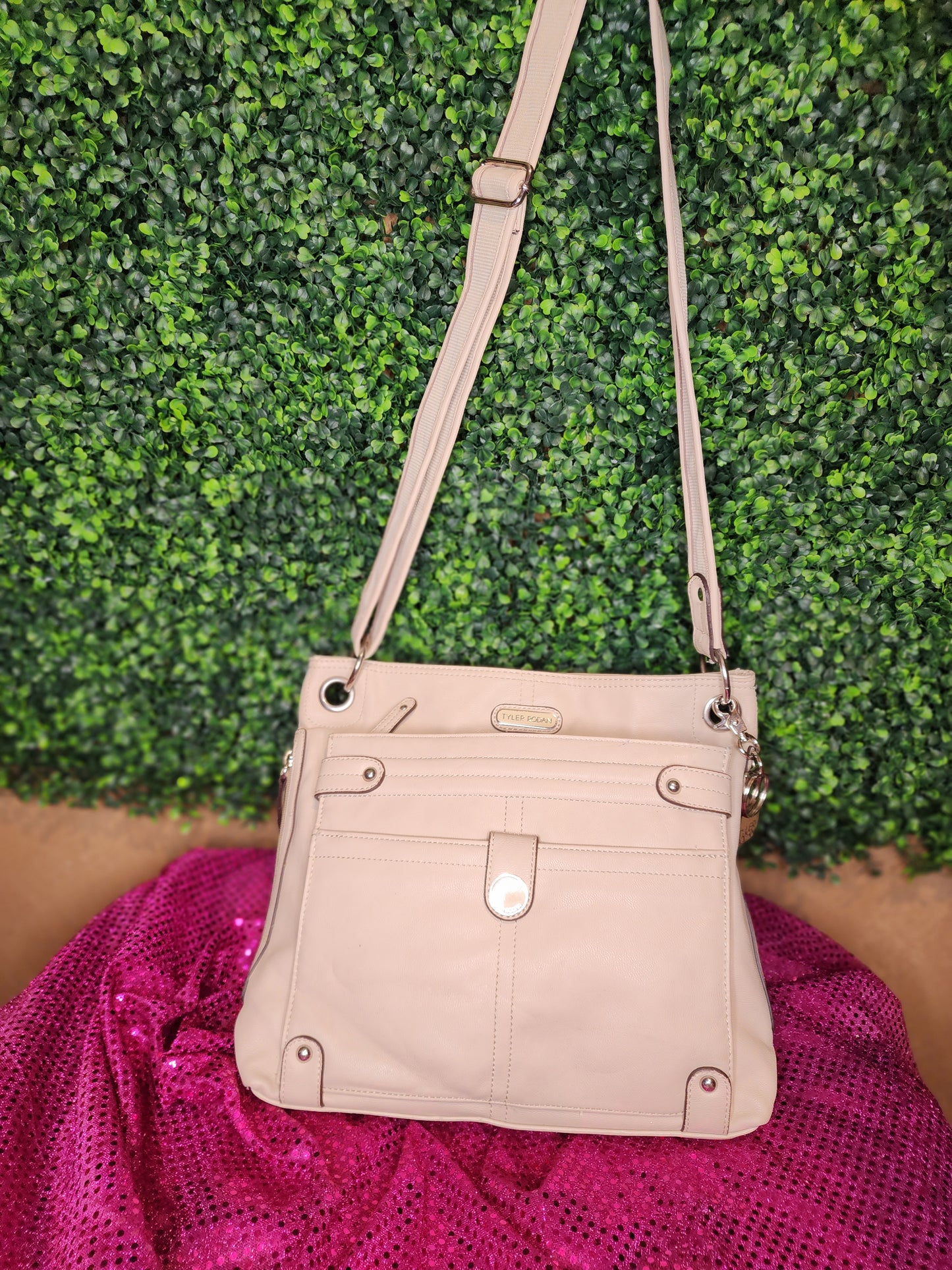 Tyler Rodan Beige Shoulder Bag
