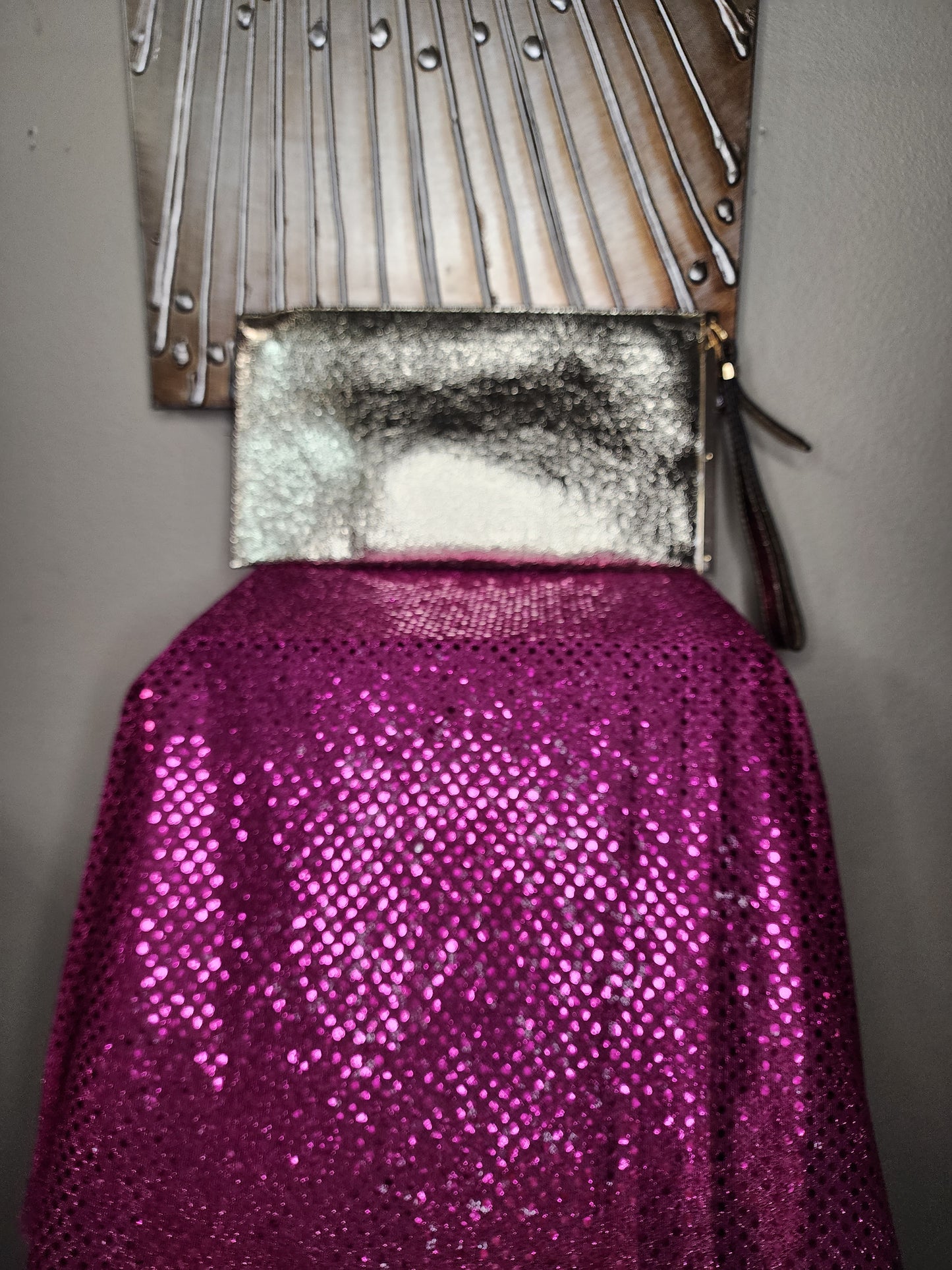 Gold Foil Clutch/Wristlet