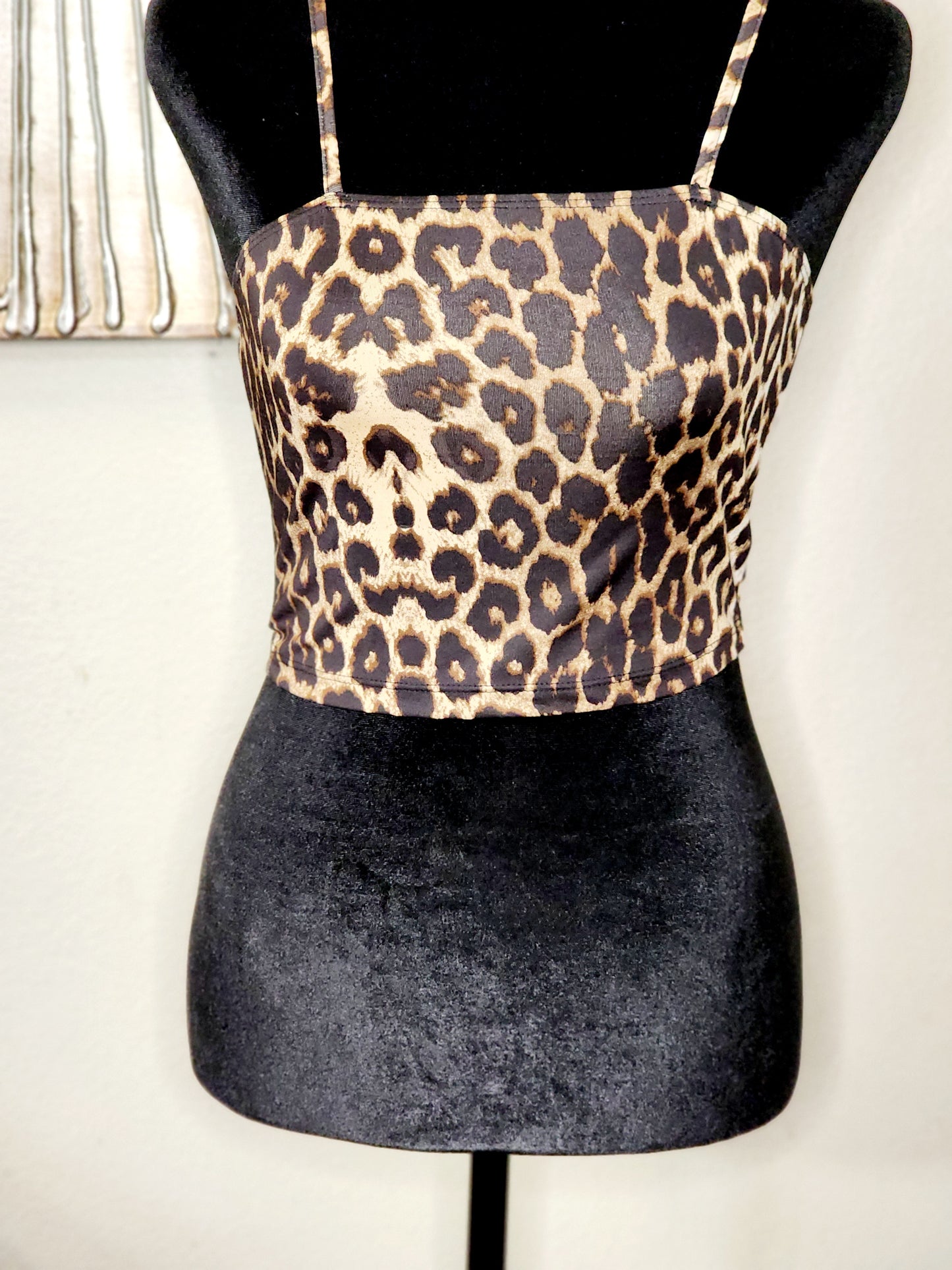 Shein Animal Print Crop Top