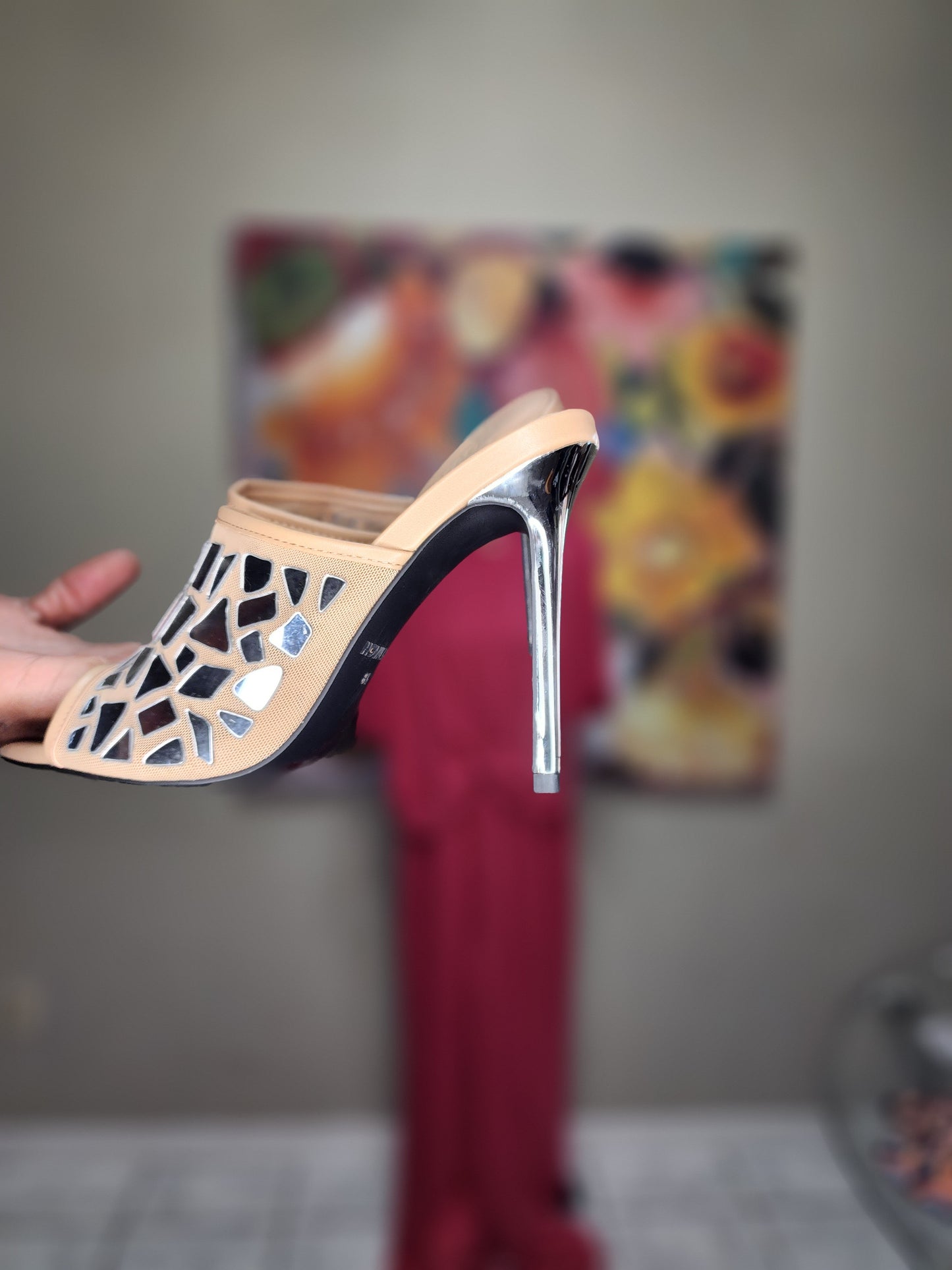 Fashion Nova Luxe Glass Mules