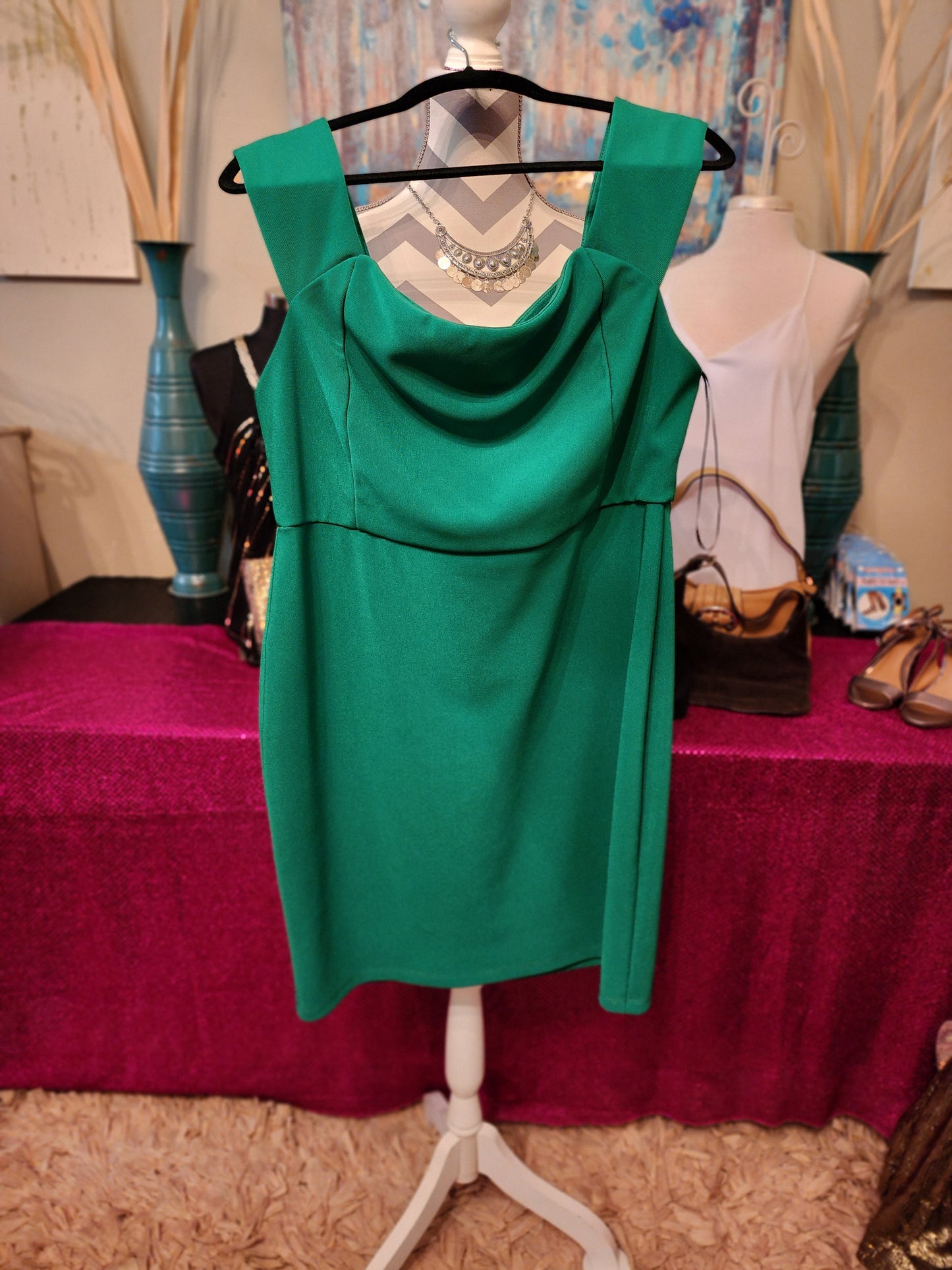 Forever 21+ Kelly Green Dress