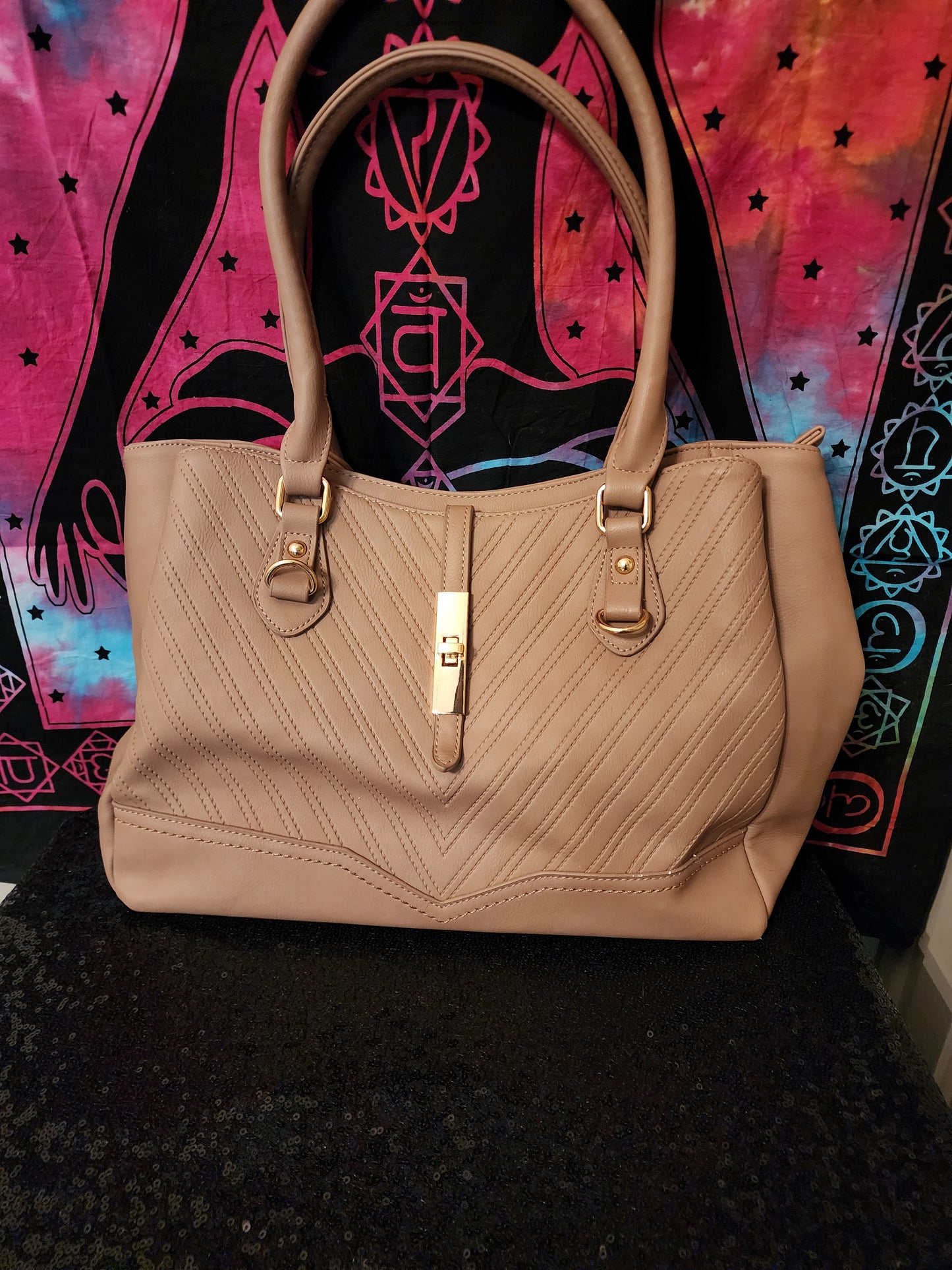 Ivy London Brown Color Vegan Purse