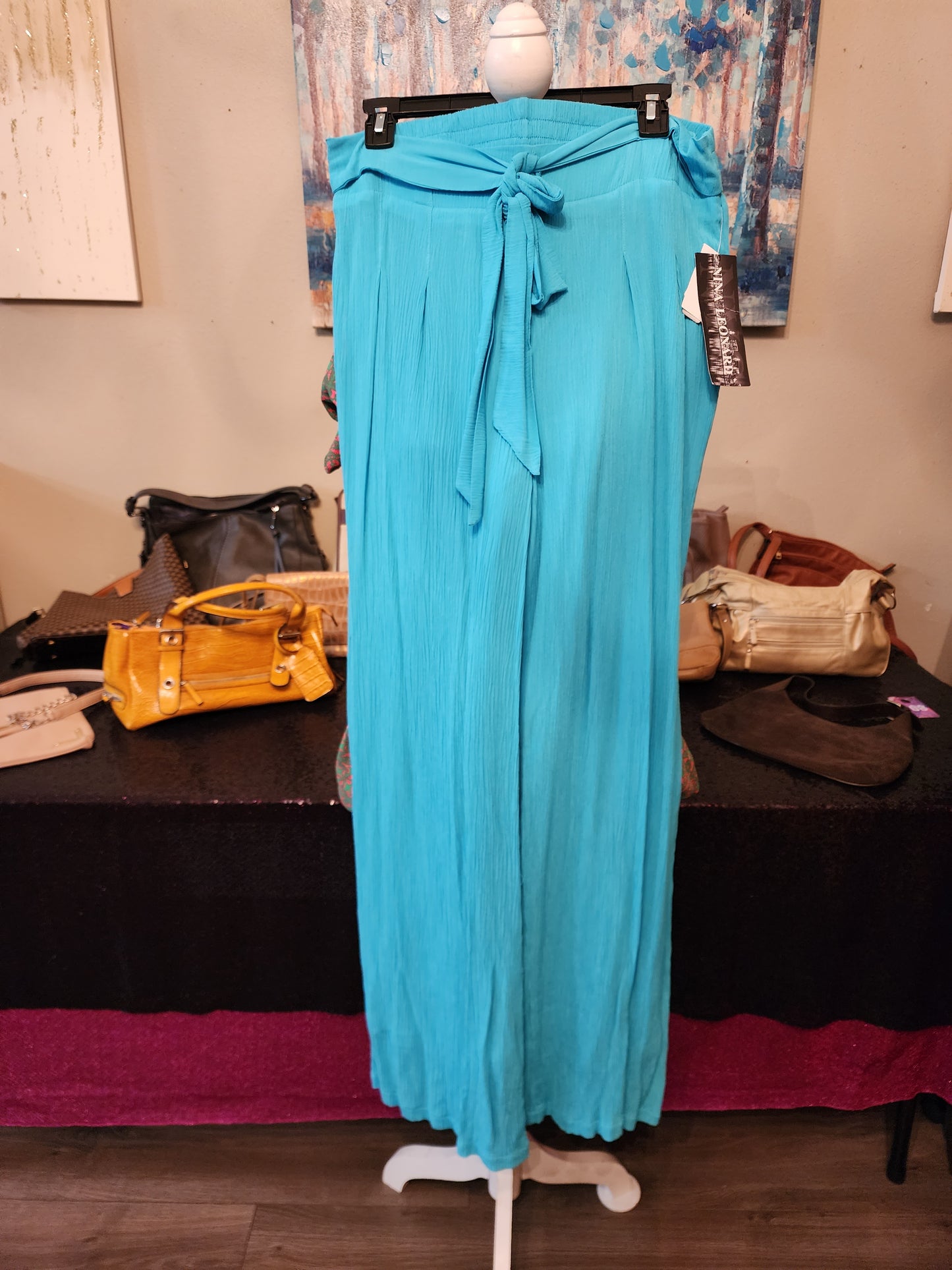 Nina Leonard Pants with Tie