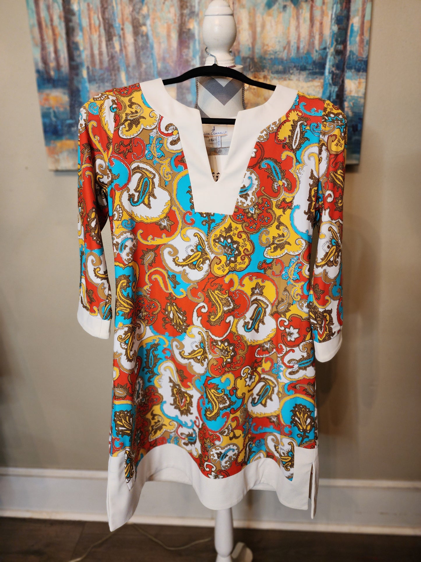 Judy Connally Knit Paisley Print Tunic