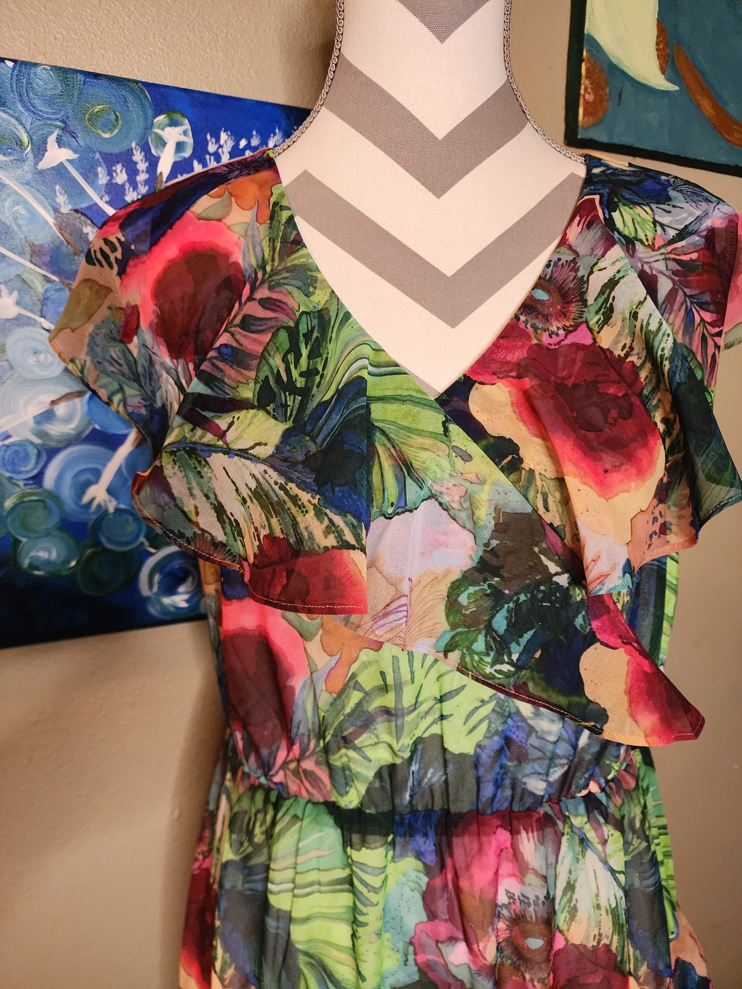 Ambrosia Dress Multi Floral Print