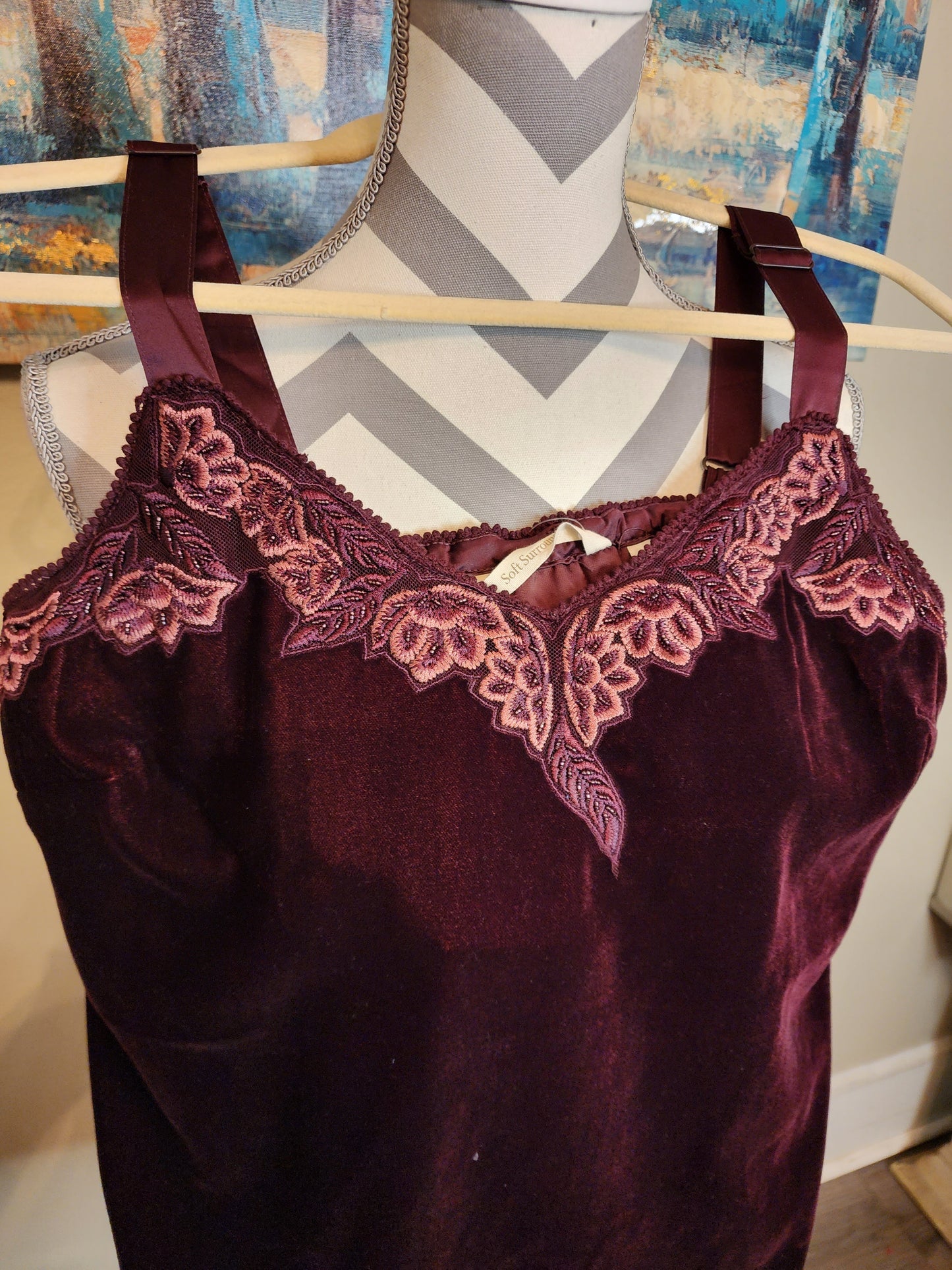 Milagro Velvet Tanks Stormy Purple