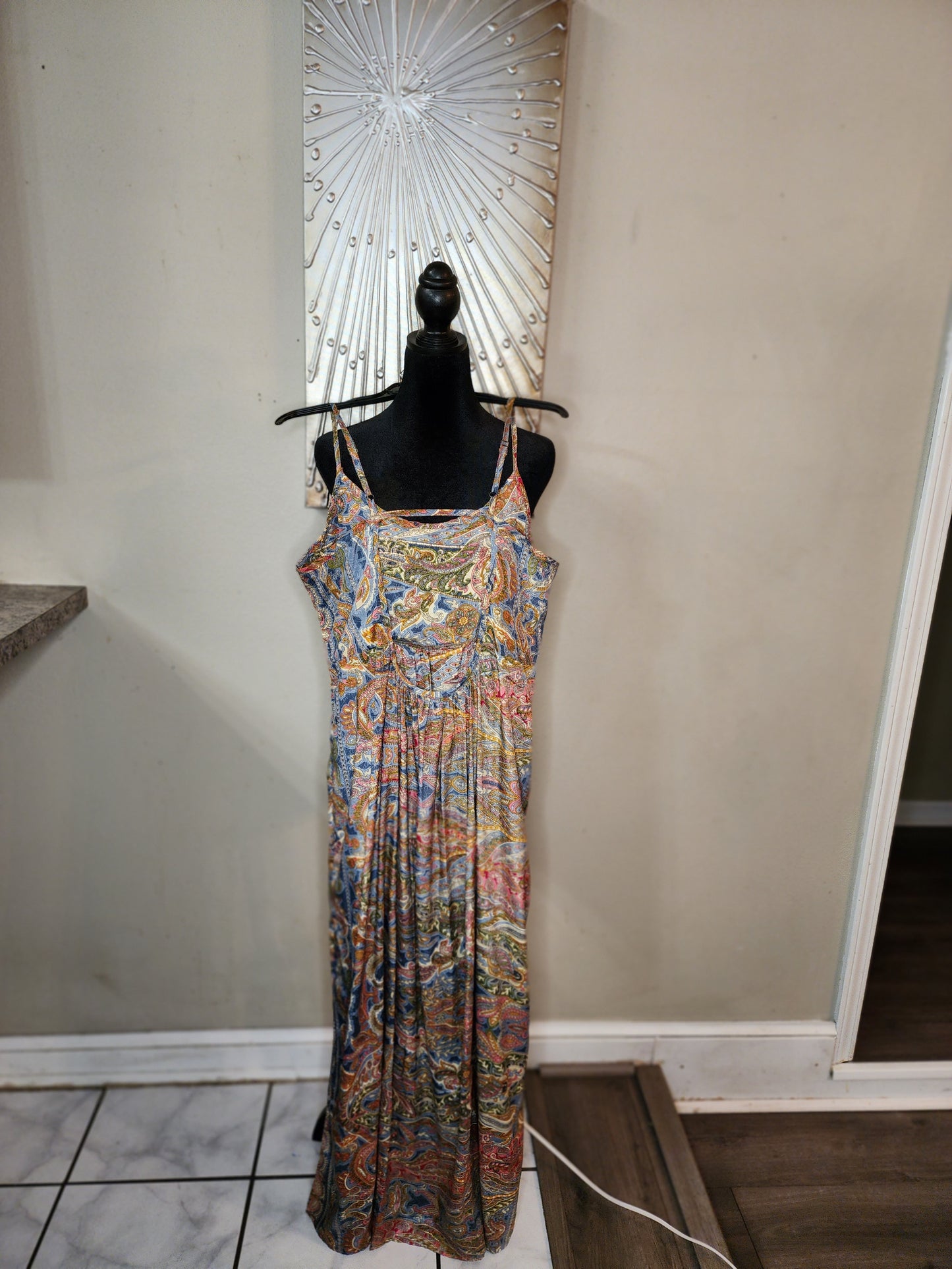 Earthbound Backless Maxi Dress