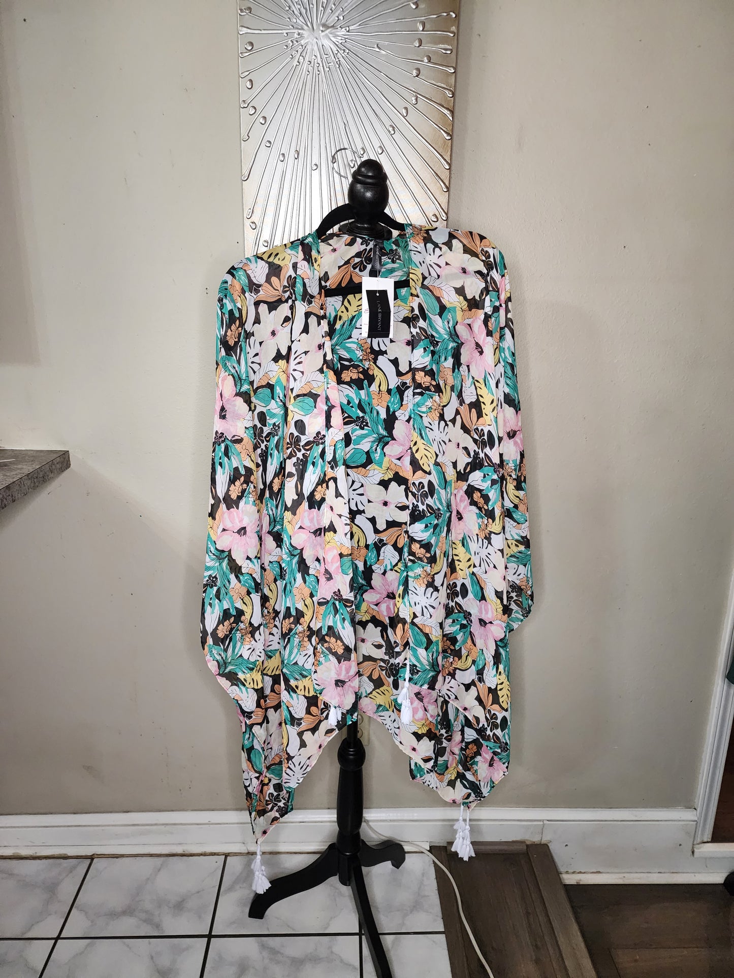 Lane Bryant Floral Duster