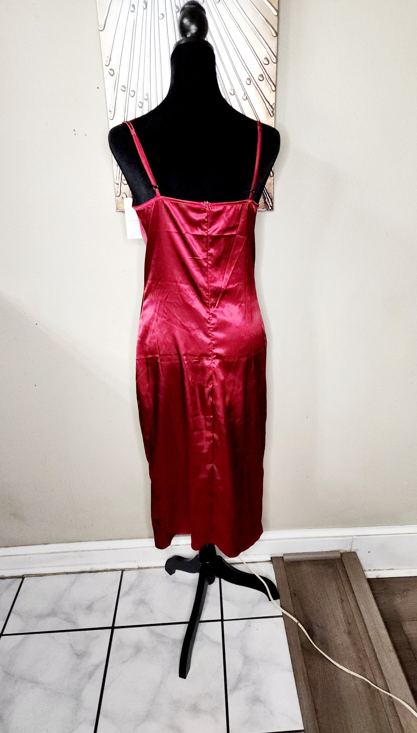 XXXiticat Burgundy Slip Dress