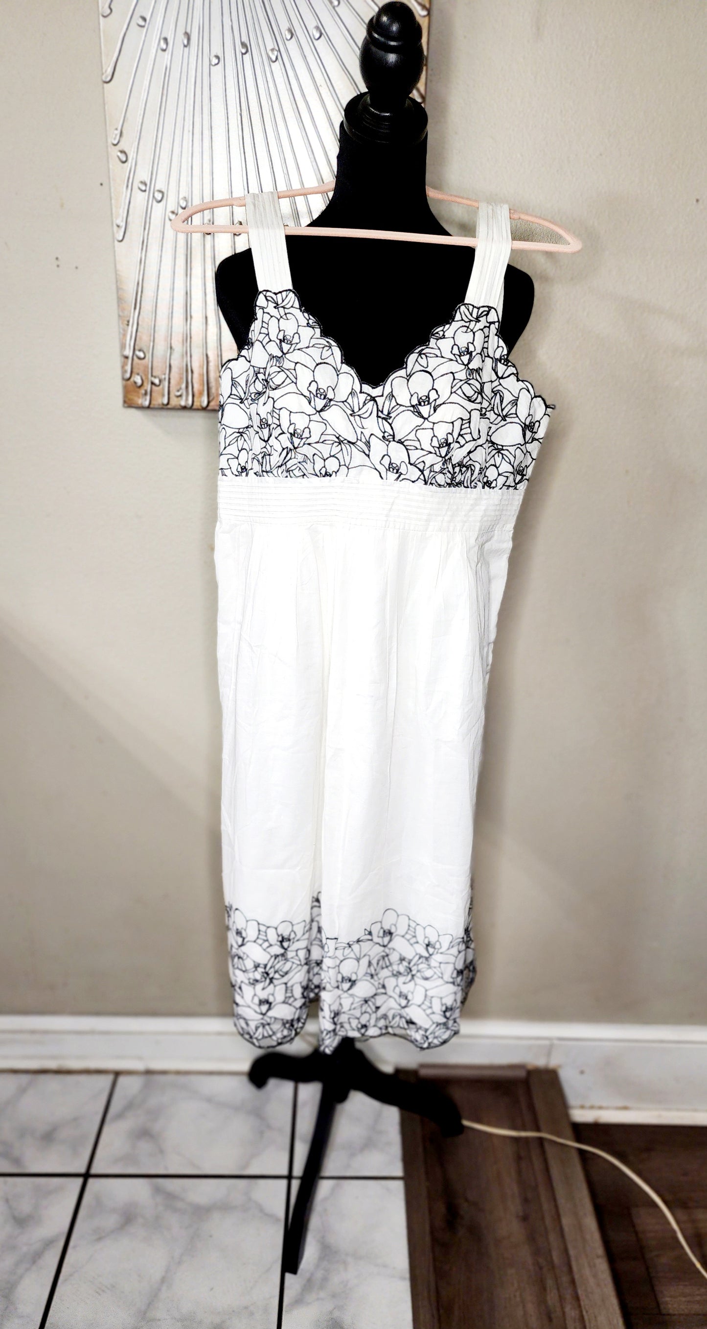 INC International Concepts Black and White Sundress