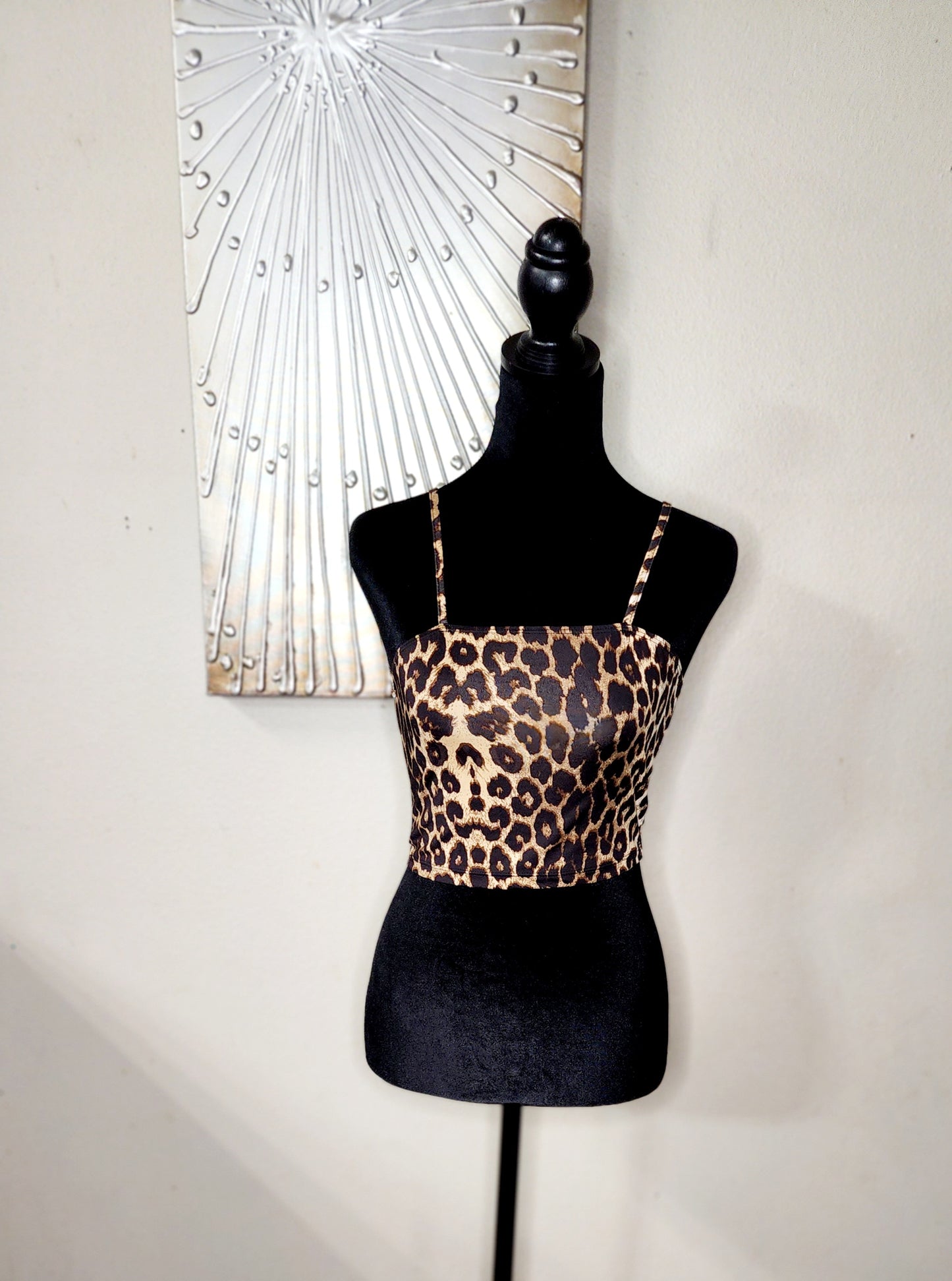 Shein Animal Print Crop Top