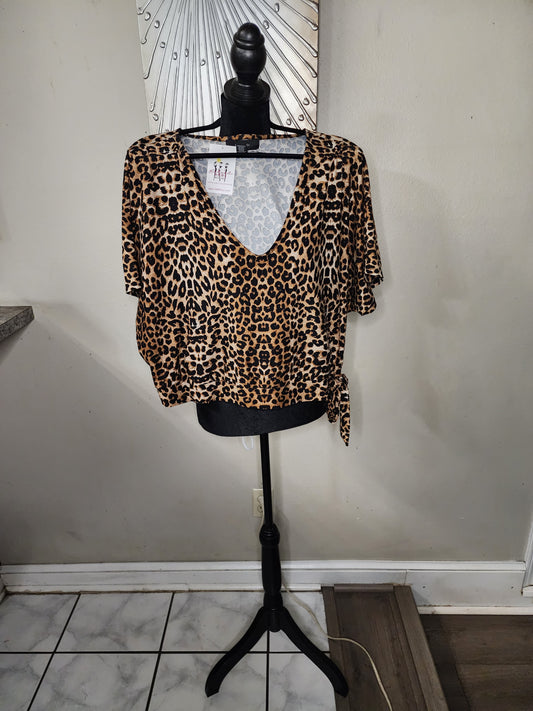 Forever 21+ Animal Print Top