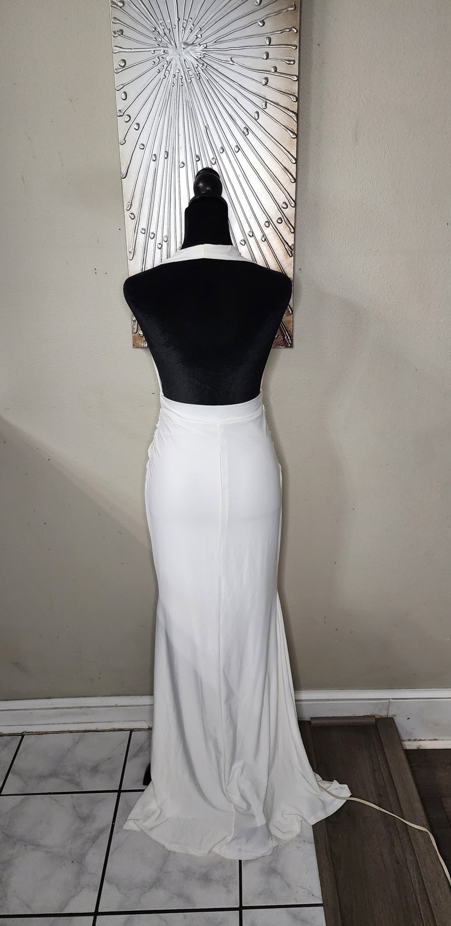 Fashion Nova Backless Maxi Dress