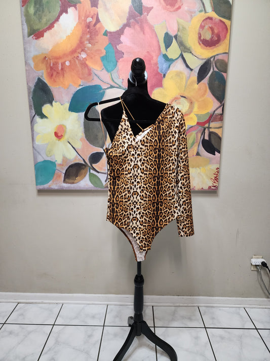 The Boutique Animal Print Bodysuit