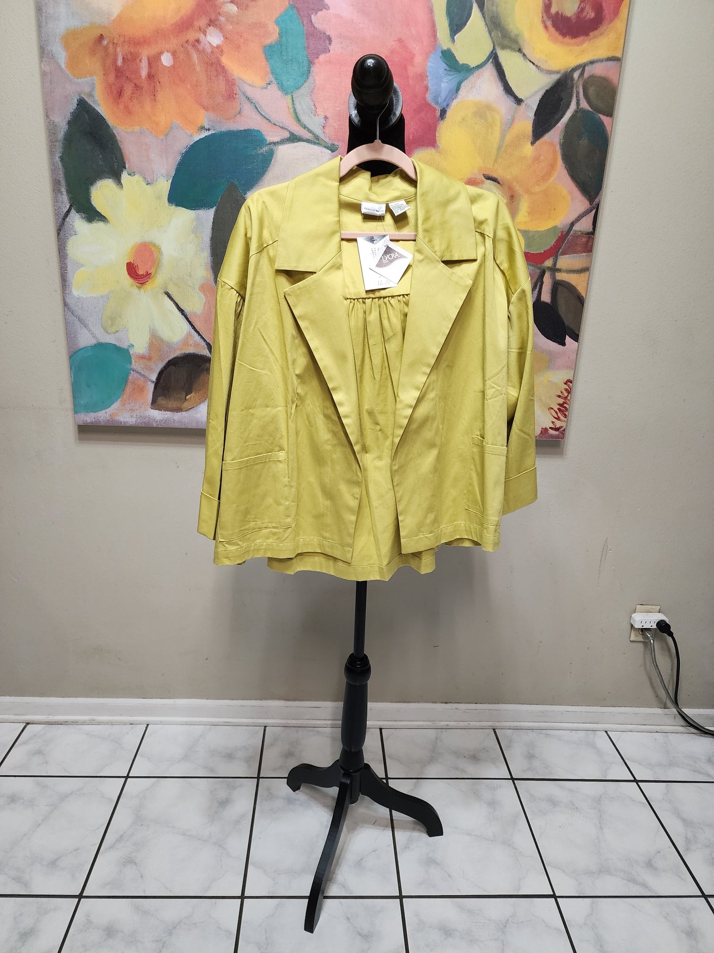 Newport News Blazer in  Pistachio Green