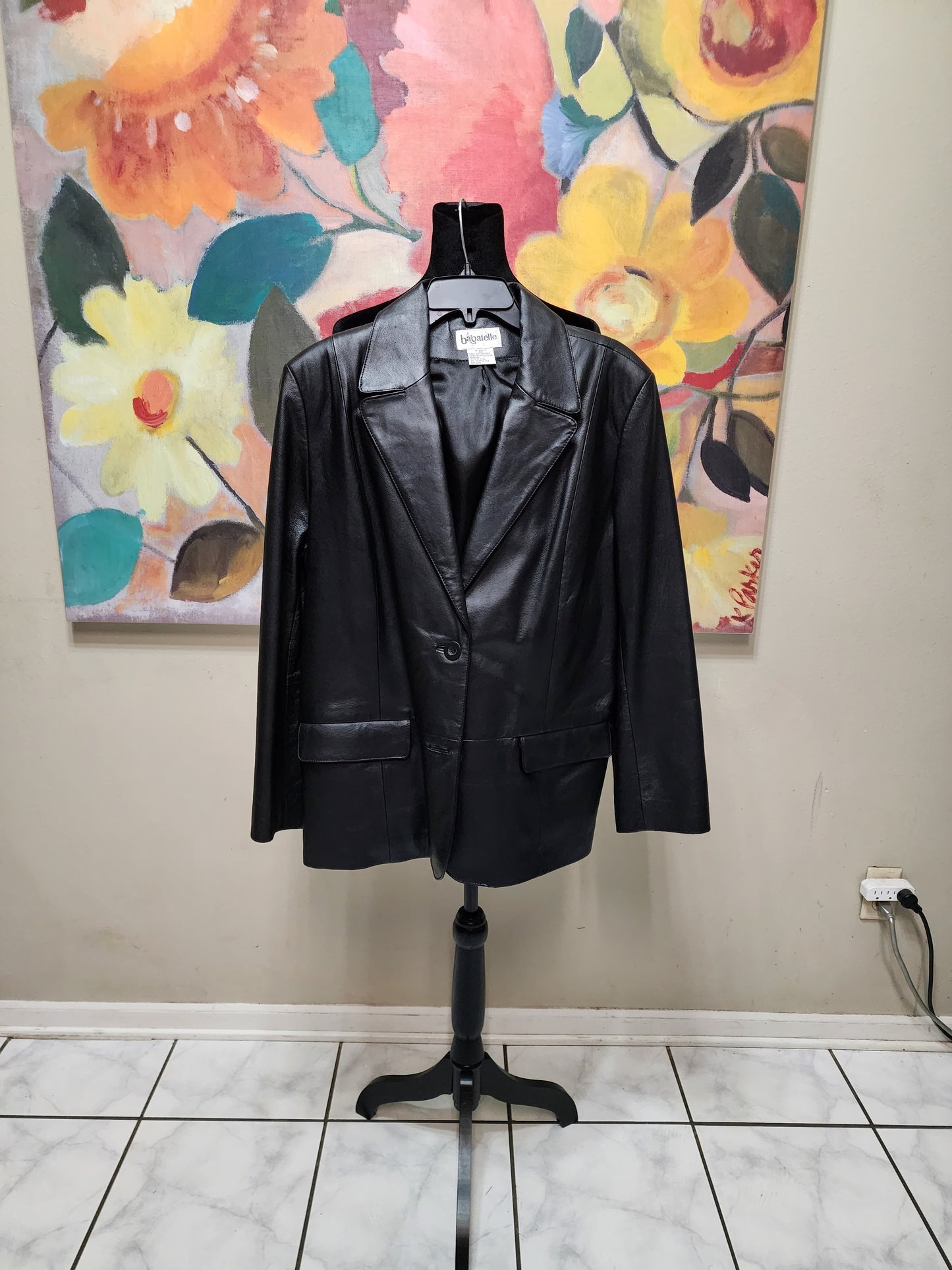 Bagatelle Black Leather Jacket