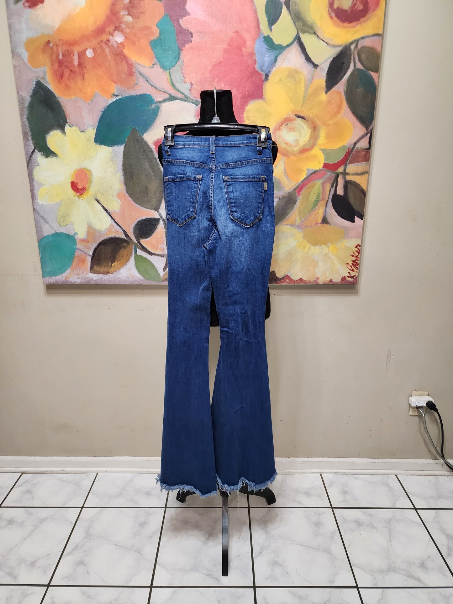 Vibrant MUI Bell Bottom Jeans