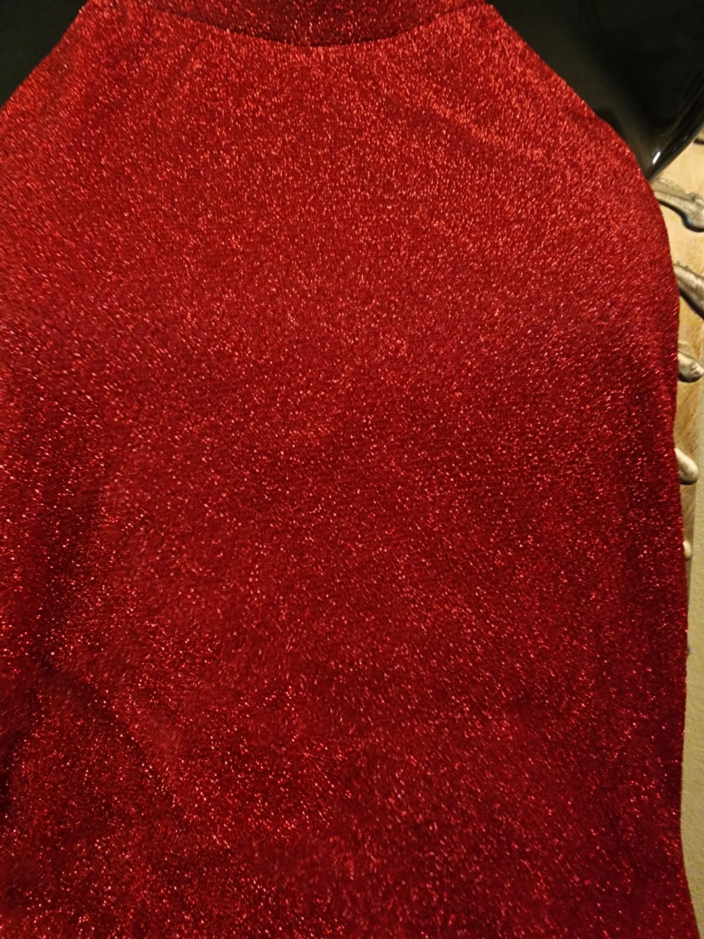 CBR Red Glitter Fishtail Maxi