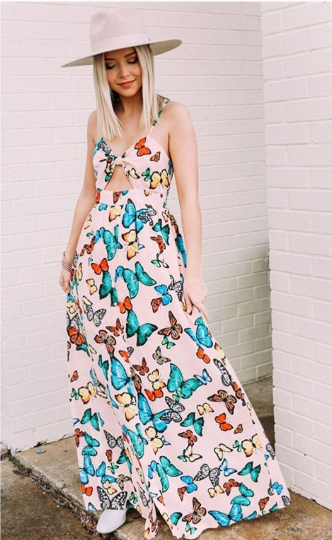 Buddy Love Butterfly Maxi Dress