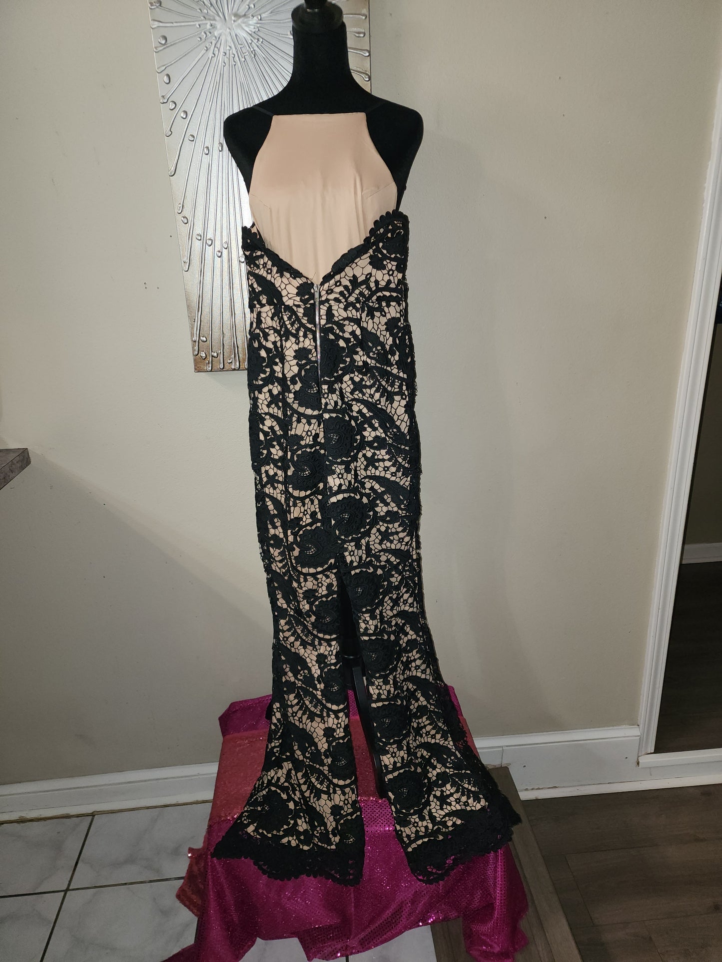 L'Atiste Black Lace Jumpsuit