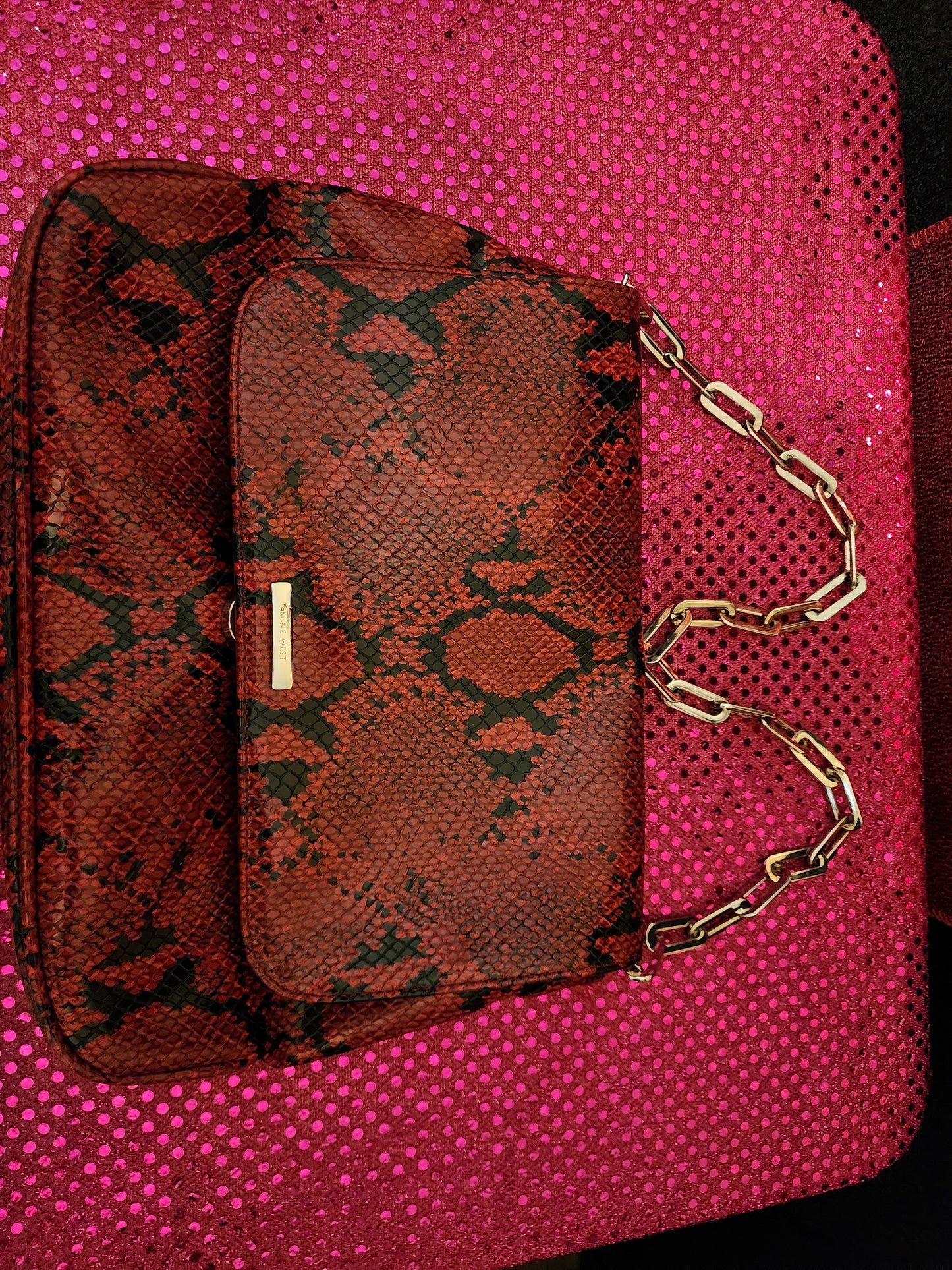 Nine West Snake Skin Purse-FREE