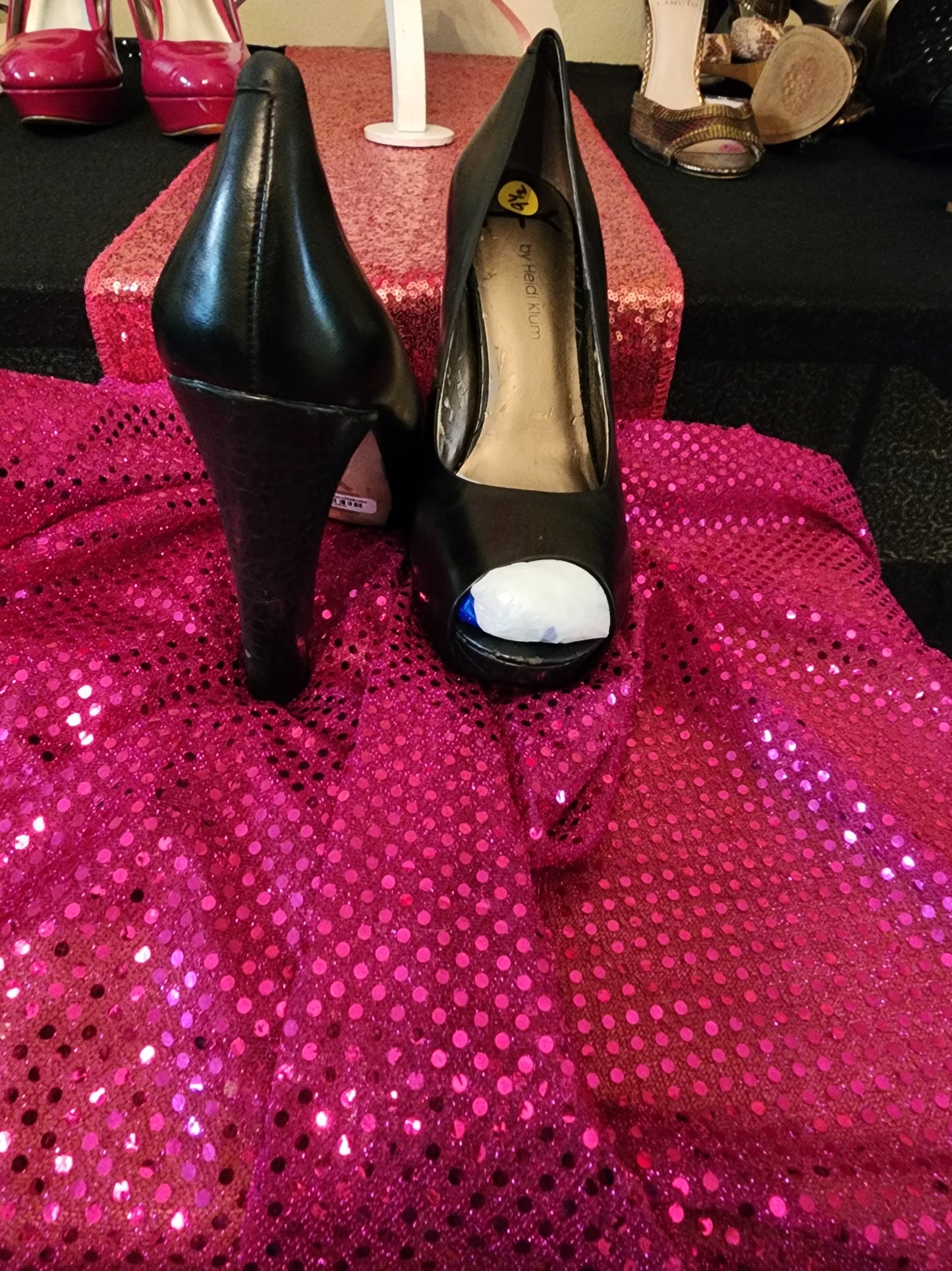 Heidi Klum Peep Toe Pump
