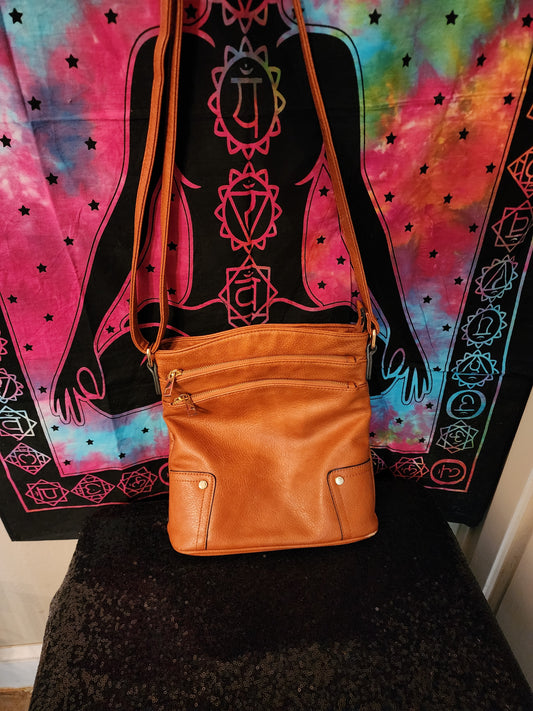 Cognac Crossbody Purse
