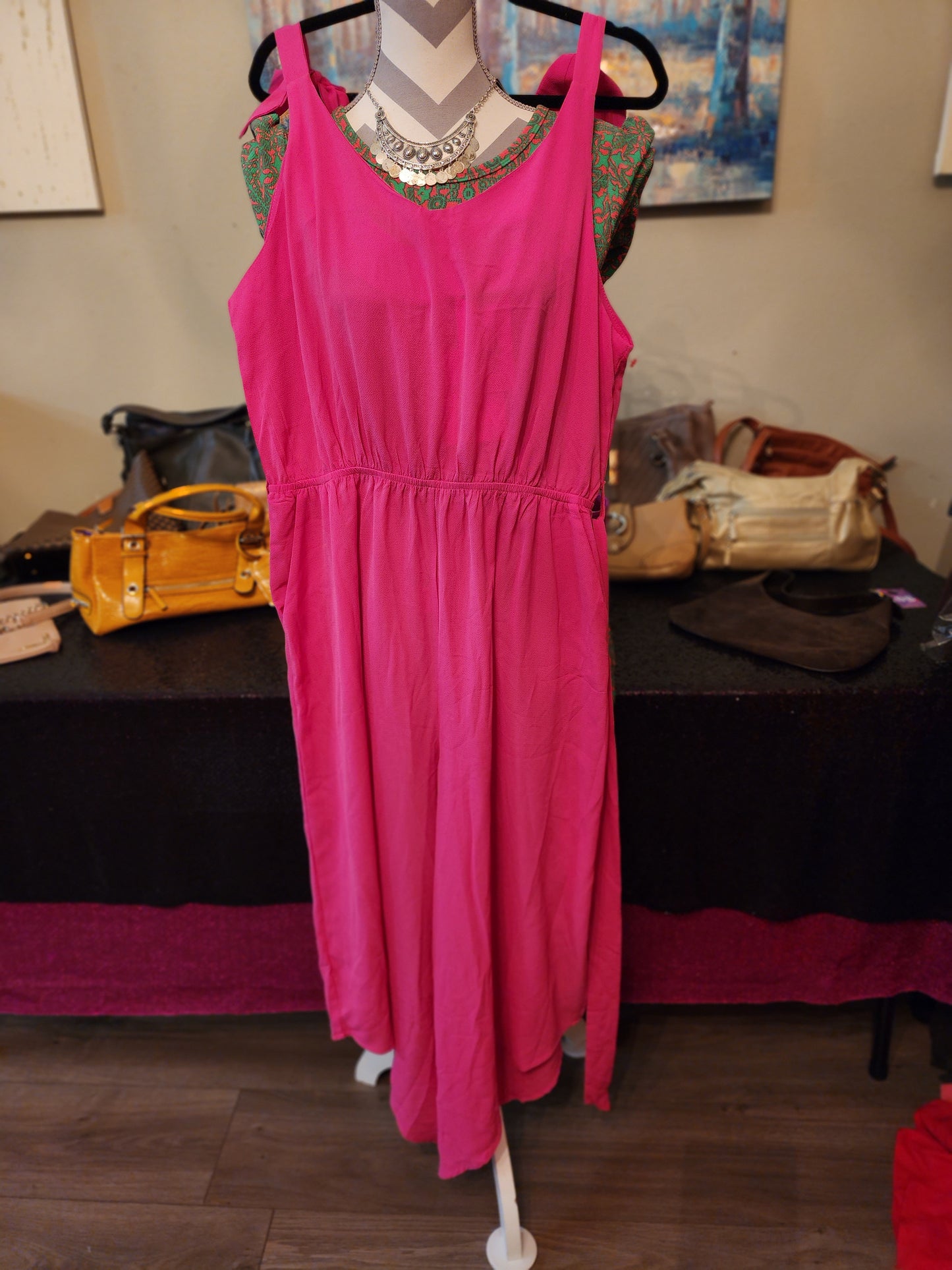 Belongisci Fuchsia Jumpsuit