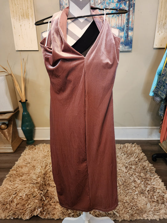 Nasty Gal Corduroy Halter Dress