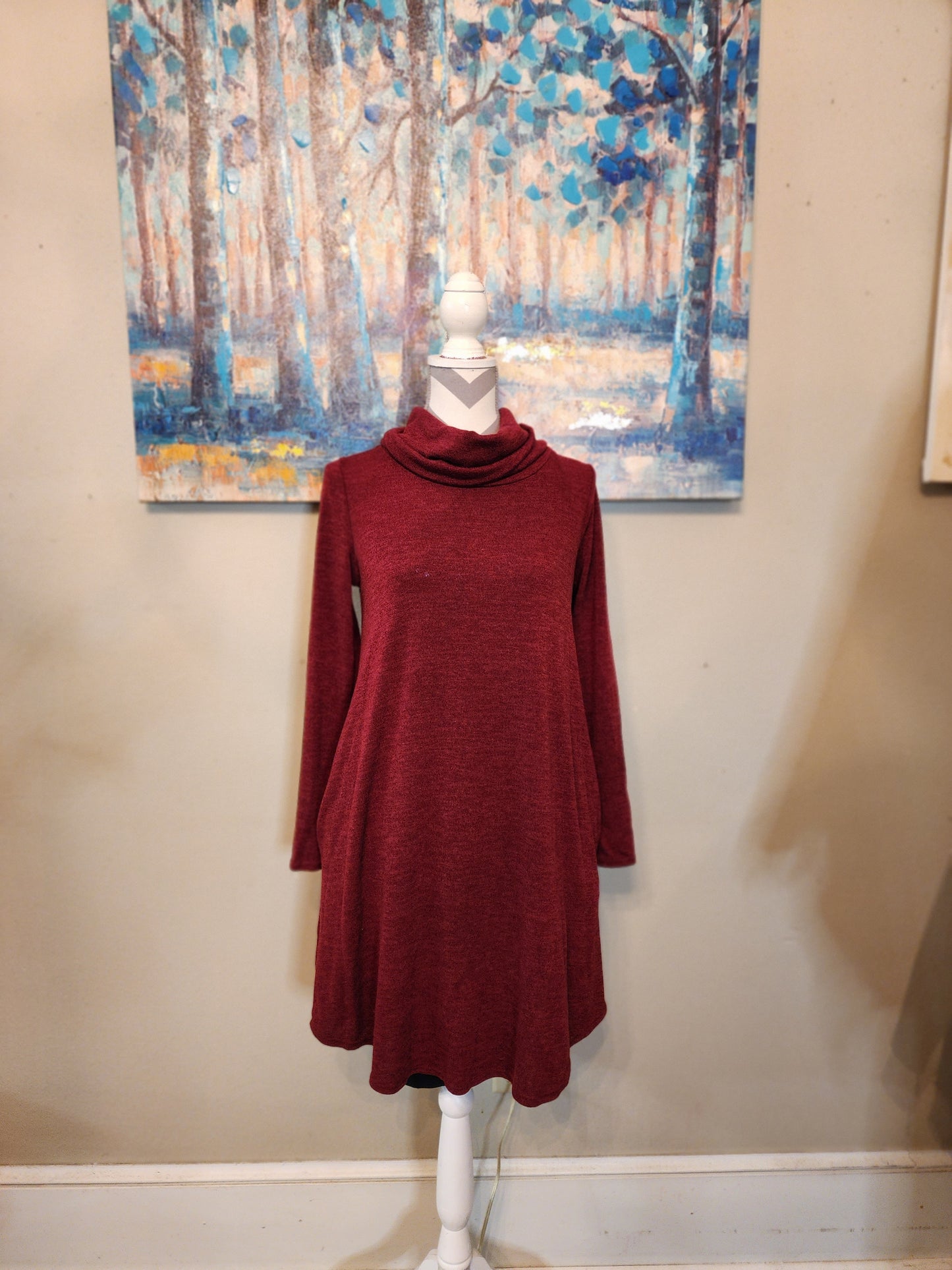 Sweet Pea Sweater Dress with Suede Elbow Pads