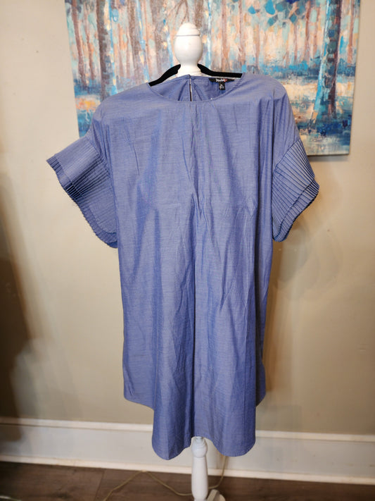 Impulsive Mini Dress with Fan Sleeves