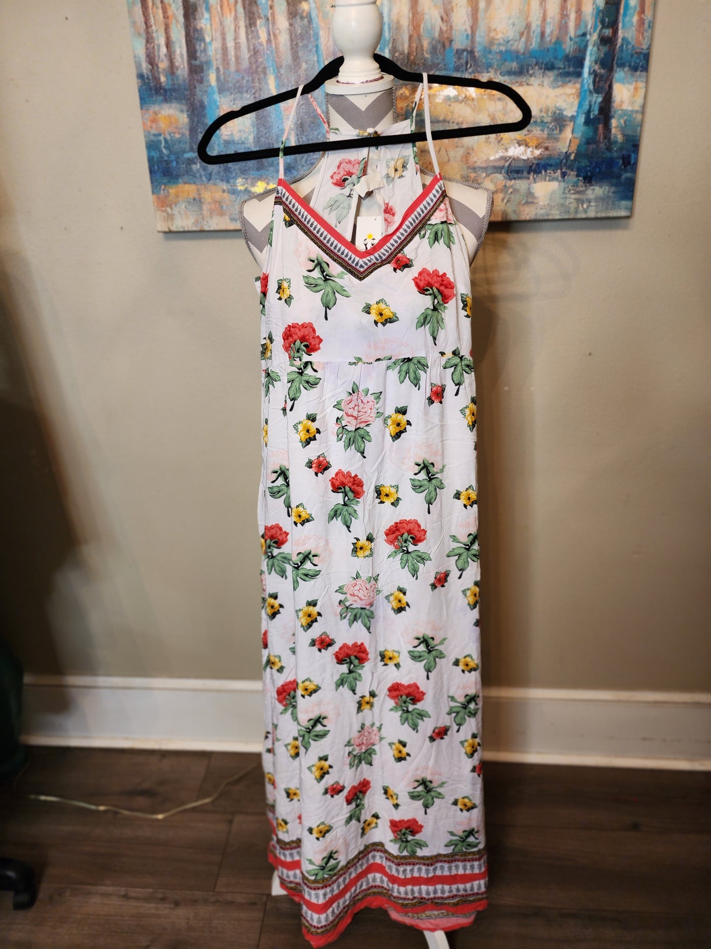 H&M Coachella Floral Maxi Dress