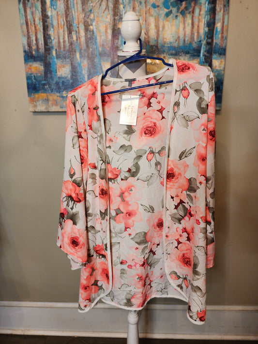 Charlotte Russe Floral Duster