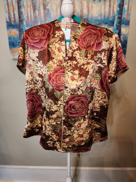 Hao Tai Tai Asian Inspired Blouse