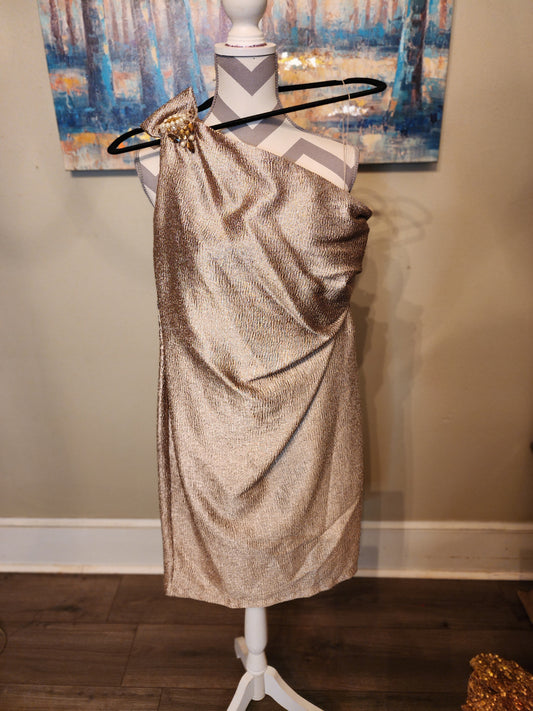 Ronni Nicole Gold Semi-Formal Dress