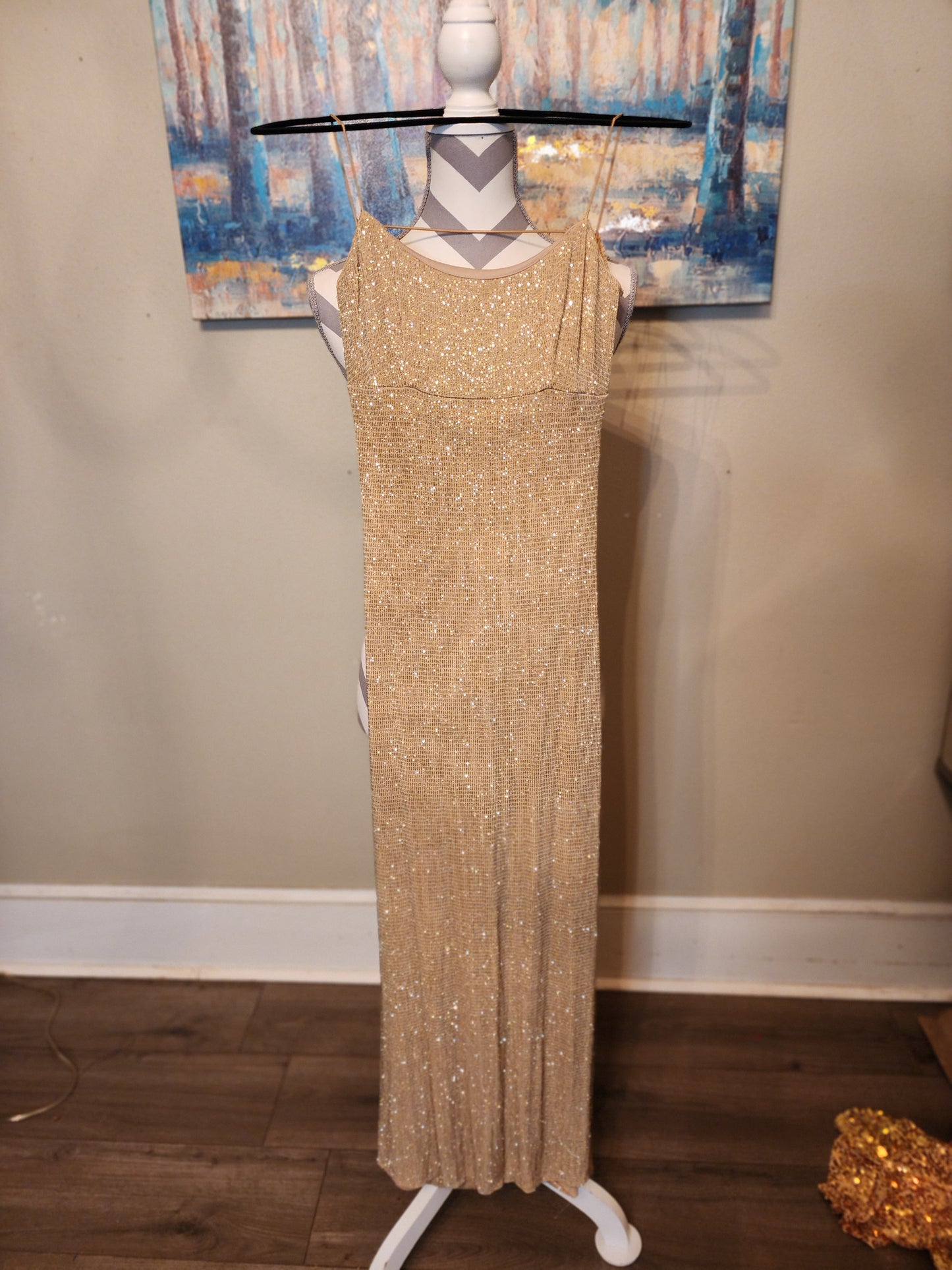 Gold Rush Glitter Dress