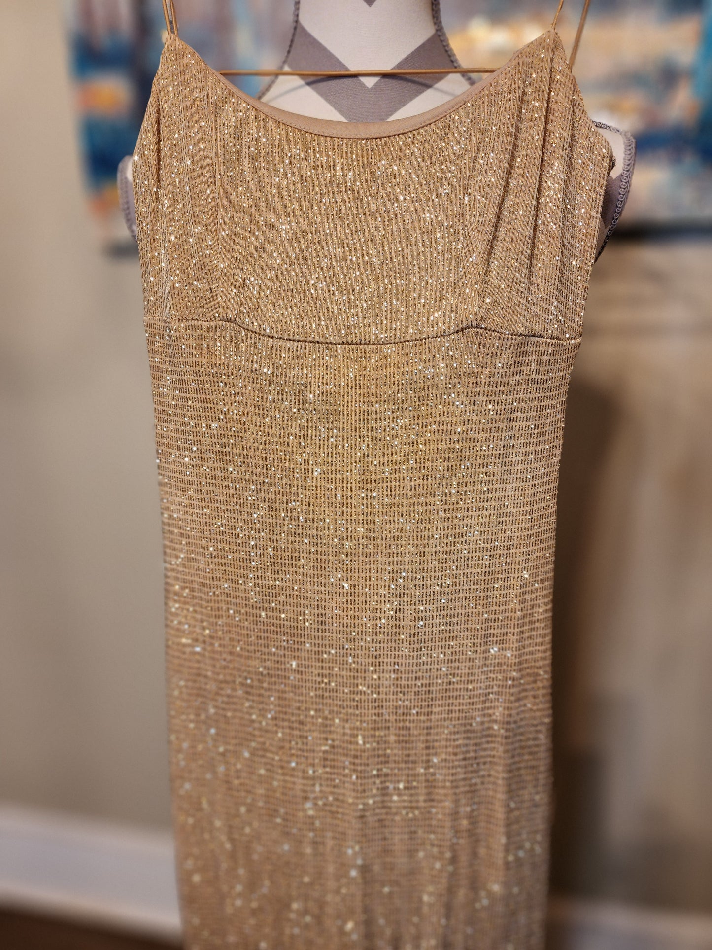 Gold Rush Glitter Dress