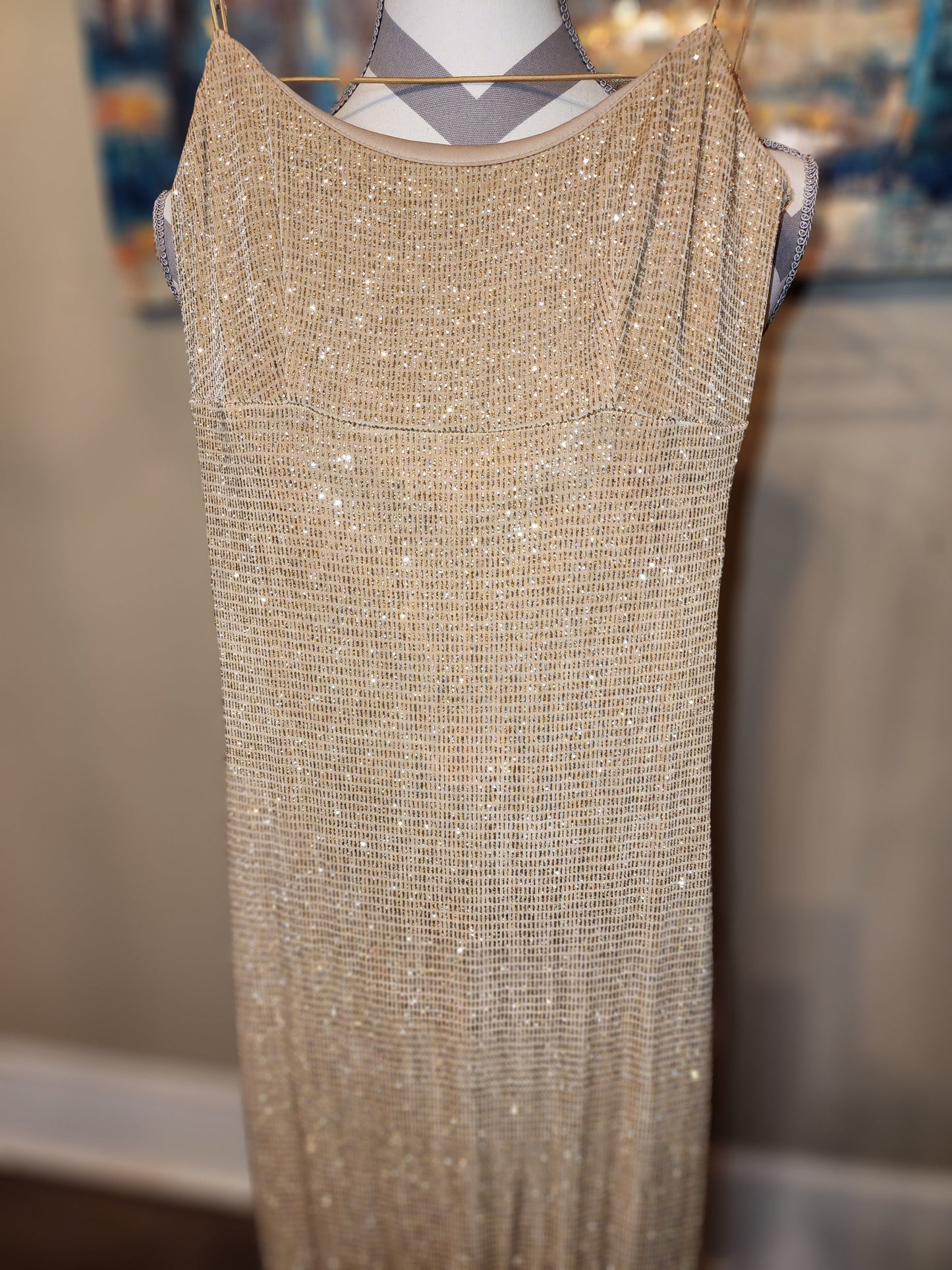 Gold Rush Glitter Dress