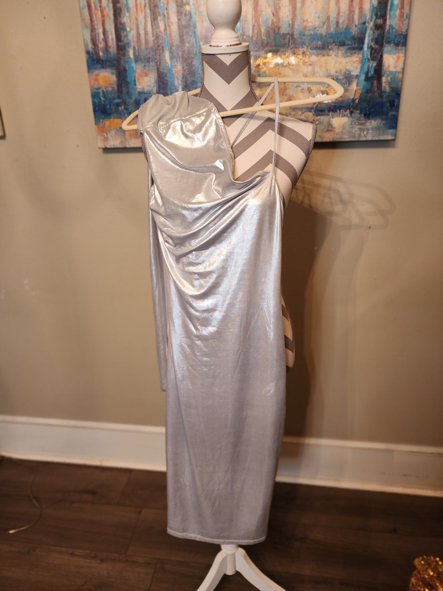 Silver Fox Shimmer Dress