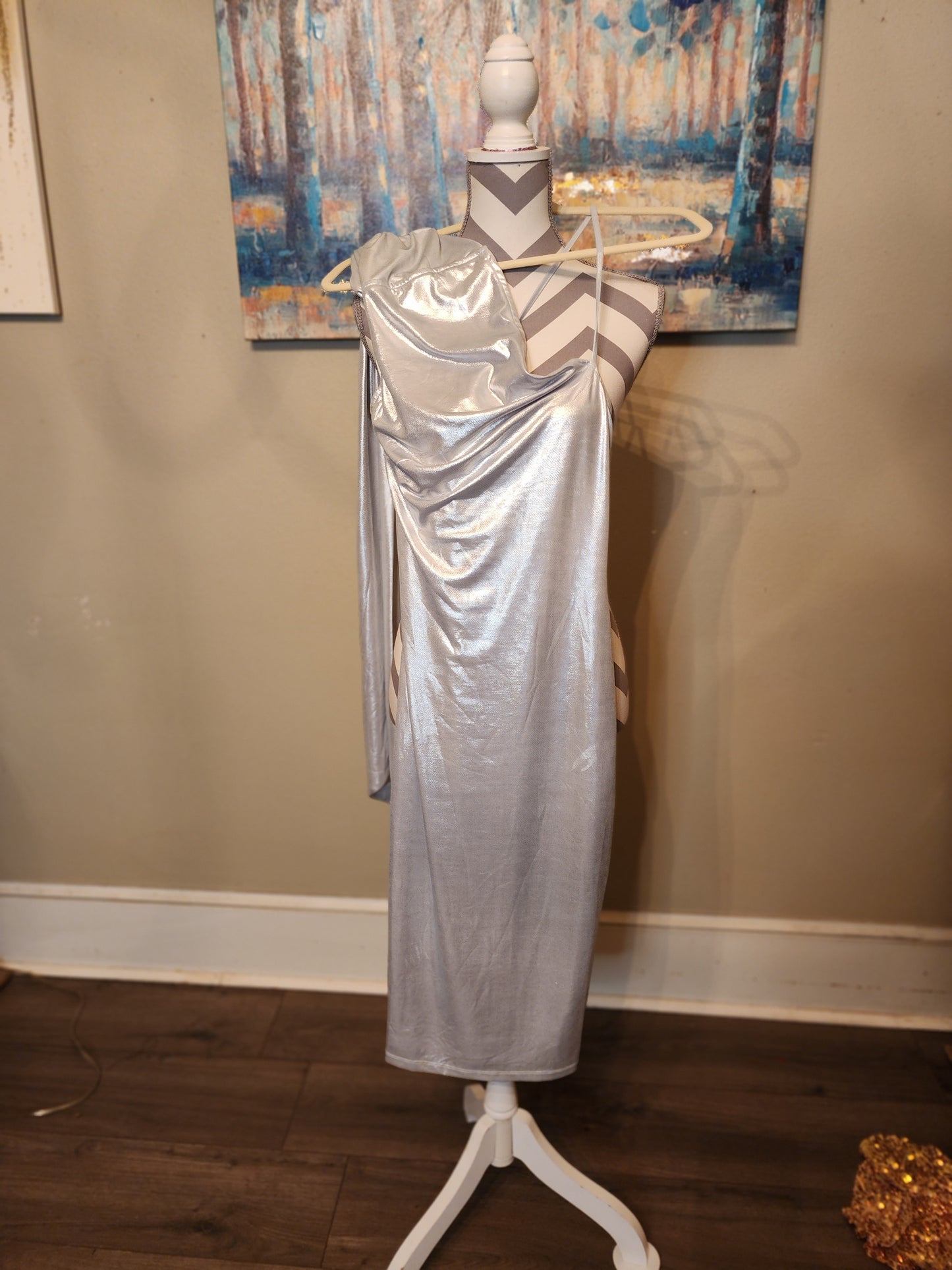 Silver Fox Shimmer Dress