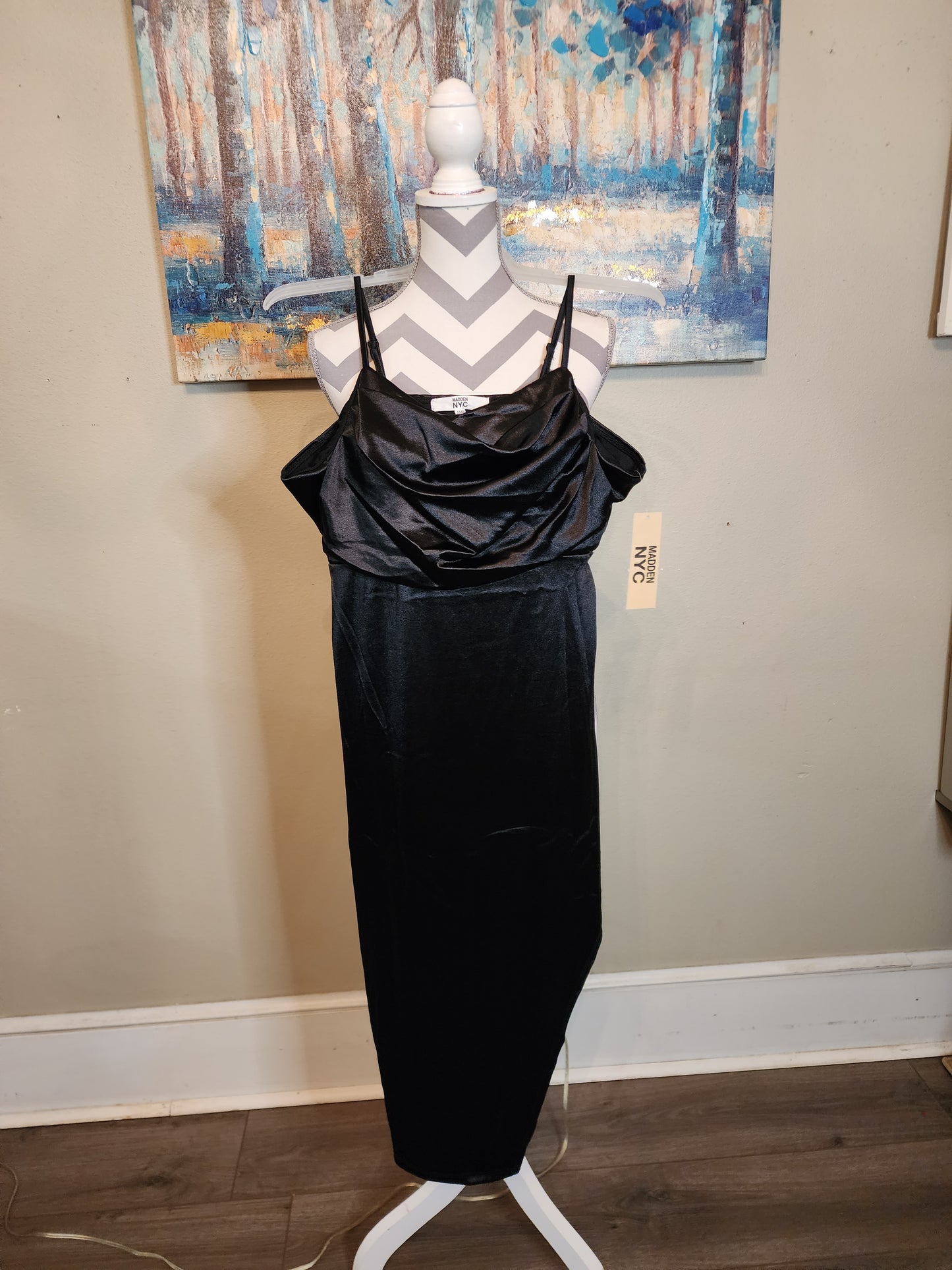 Madden NYC Black Party Dress