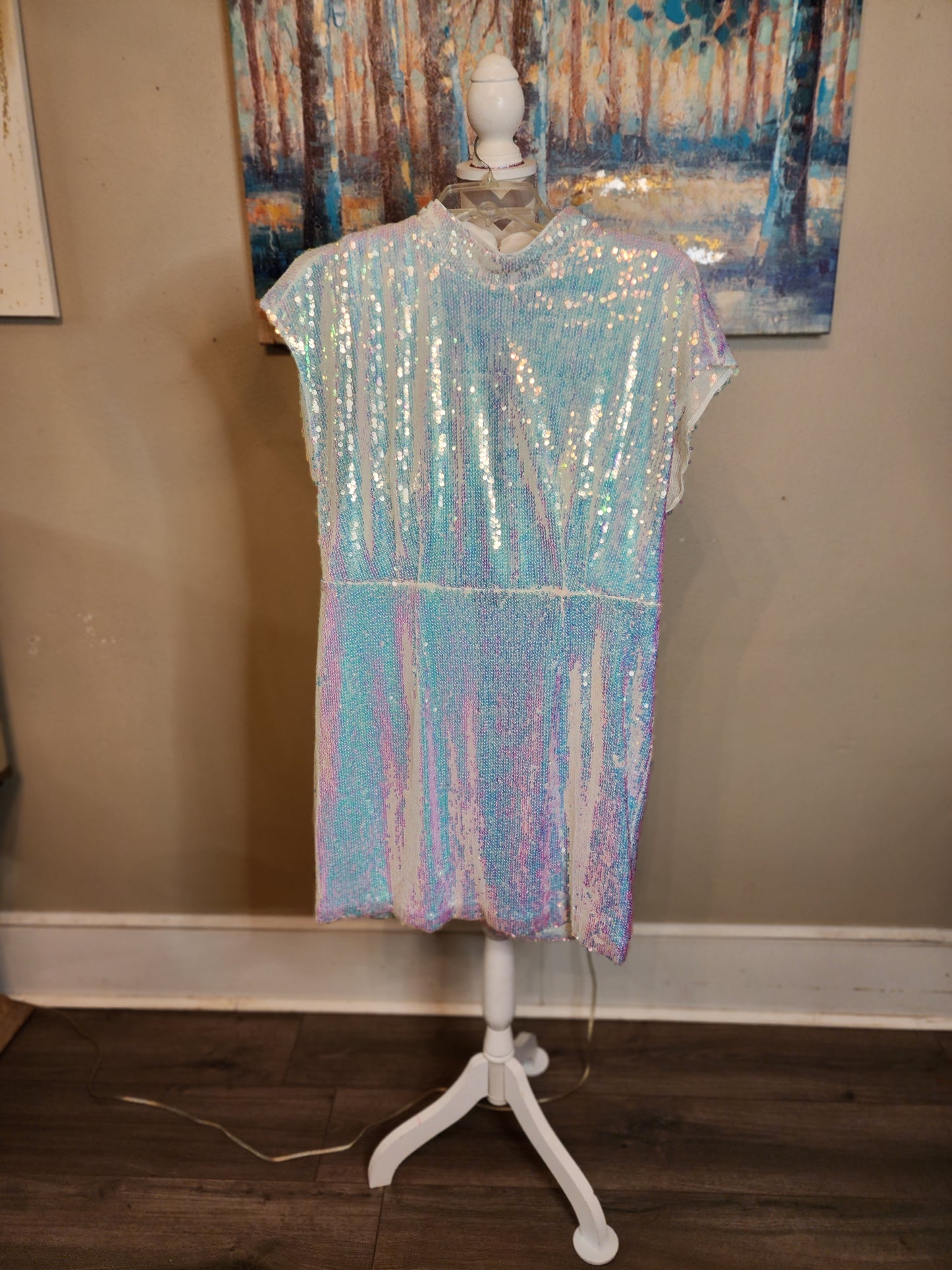 ASOS Iridescent Mini Dress