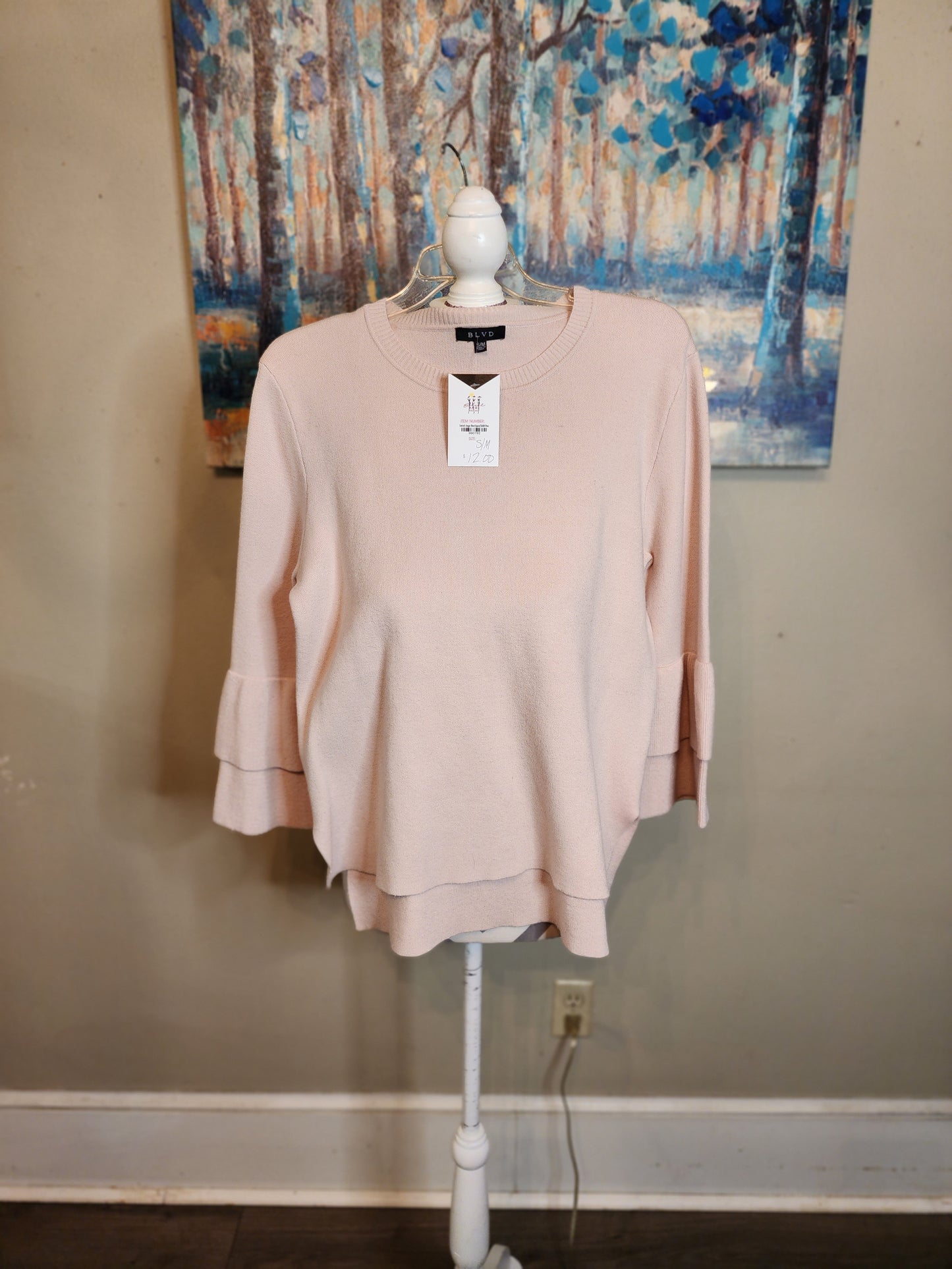 Blvd Soft Pink Sweater