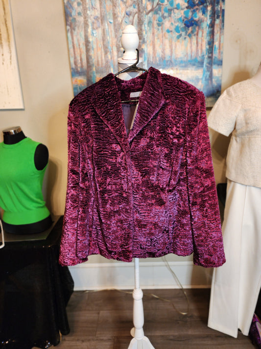 Kate Hill Faux Fur Blazer