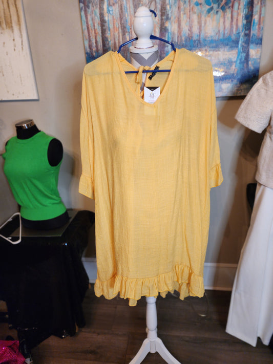 Ekouaer Yellow Tunic