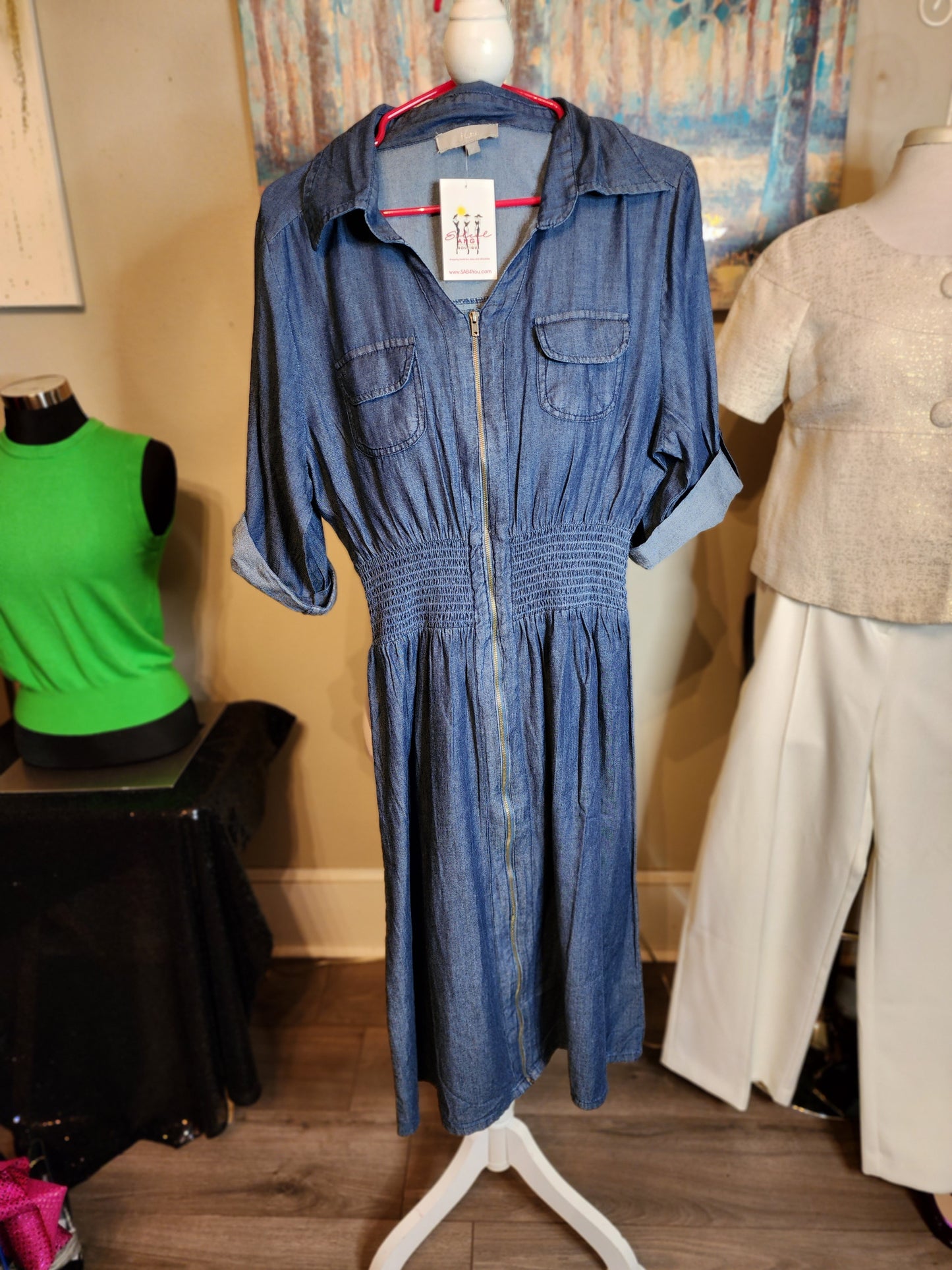 J Gee Chambray Dress
