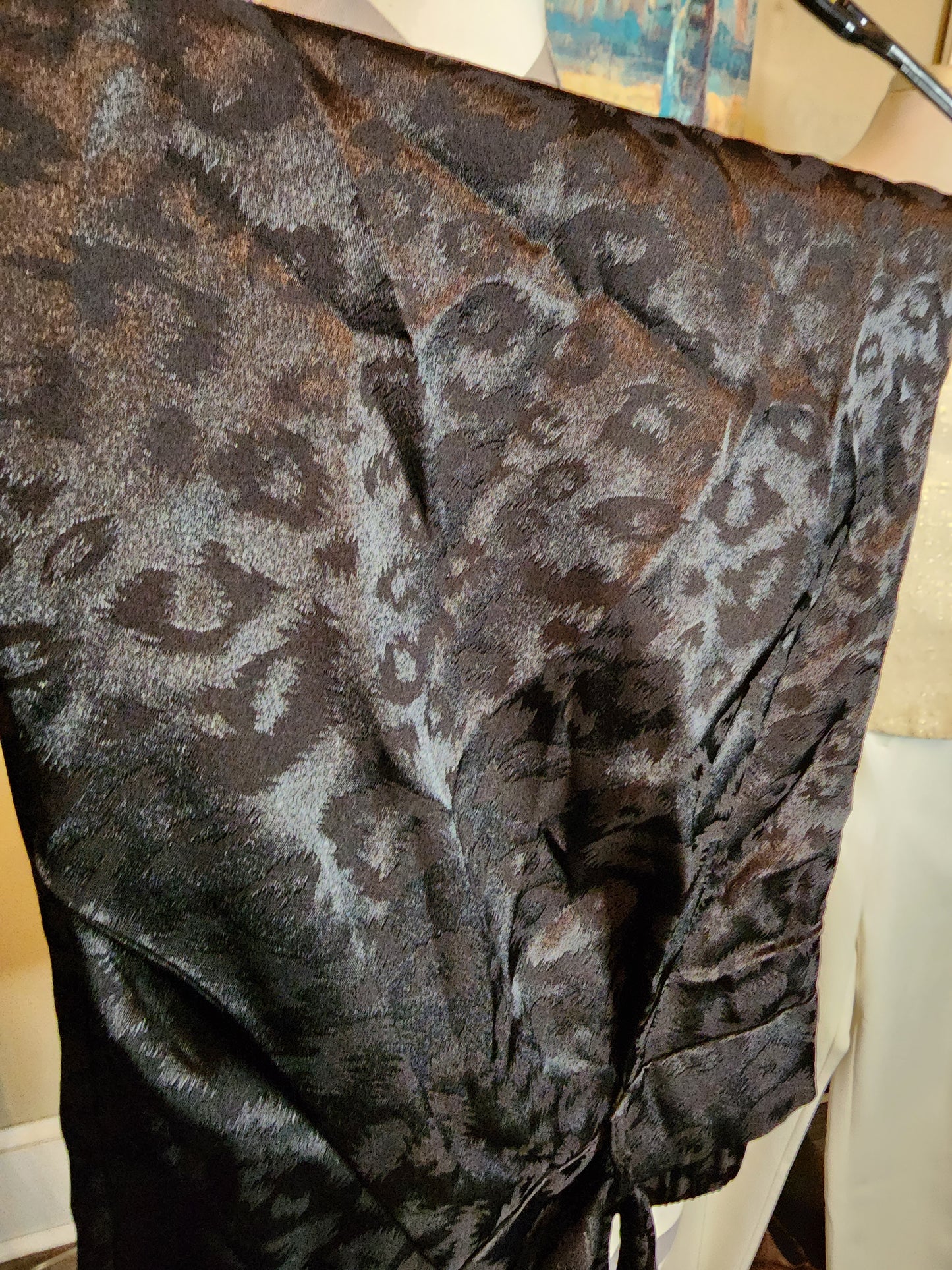 Miami Black Animal Print Pants