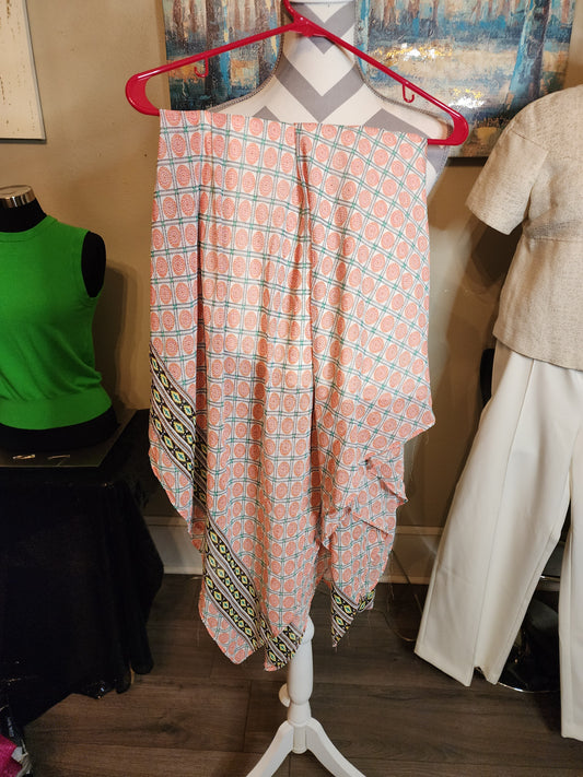 Soprano Coral and White Handerkerchief Skirt