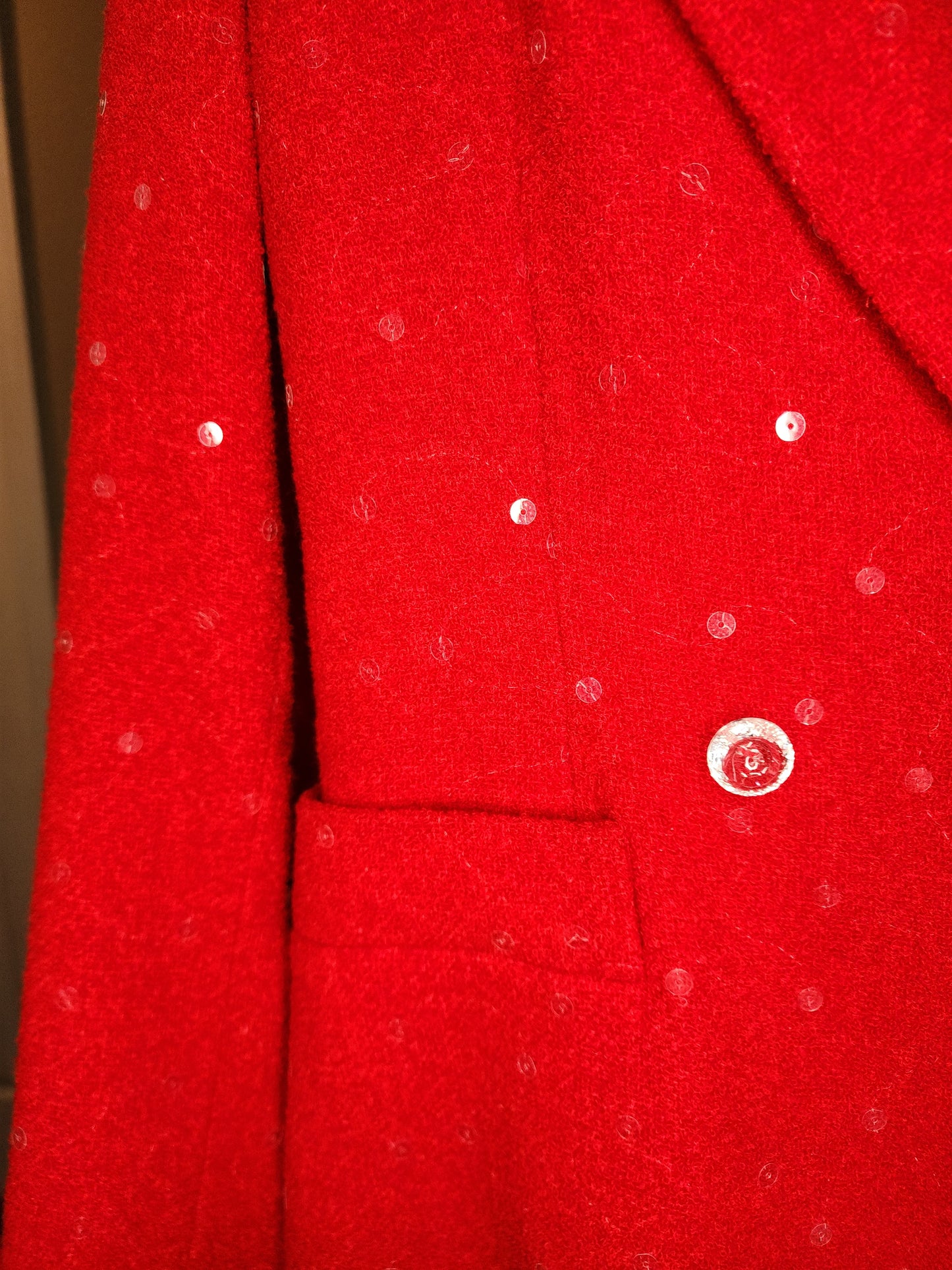 George Simonton Red Suit w/Sequin